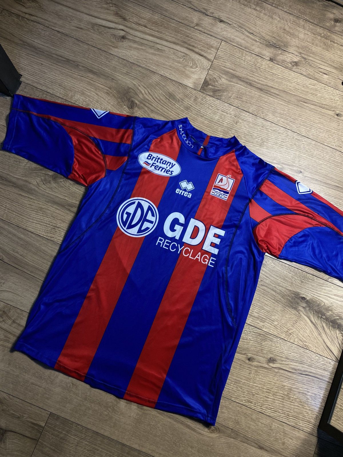 Errea Vintage SM Caen 2006-07 Home Football Shirt Errea Size 2XL Size US XXL / EU 58 / 5 - 1 Thumbnail