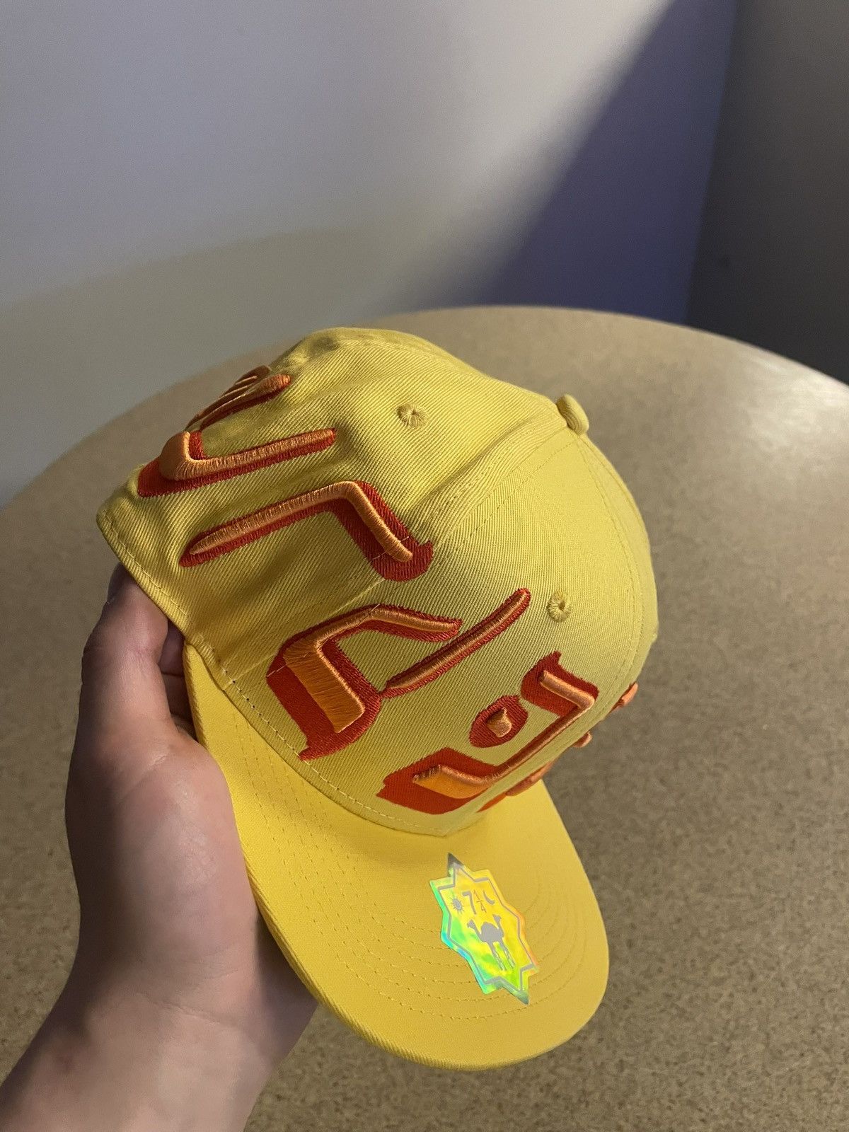 murd333r.fm Murd33r.fm yellow cap 7 1/4 Size ONE SIZE - 2 Thumbnail