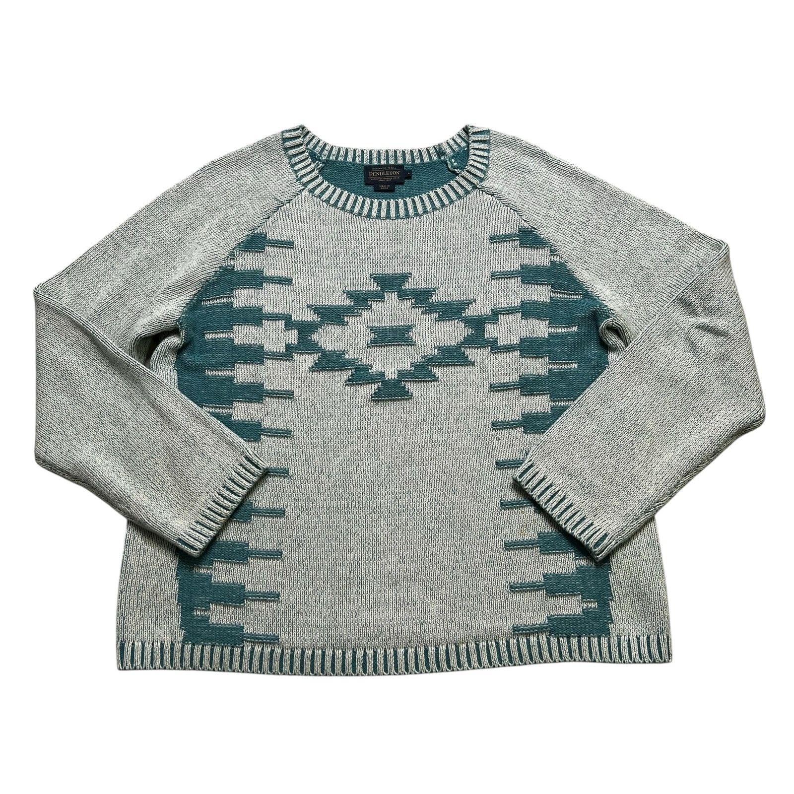 Pendleton Pendleton Woolen Mills Southwest Aztec Knit Sweater Size L Size L / US 10 / IT 46 - 1 Thumbnail