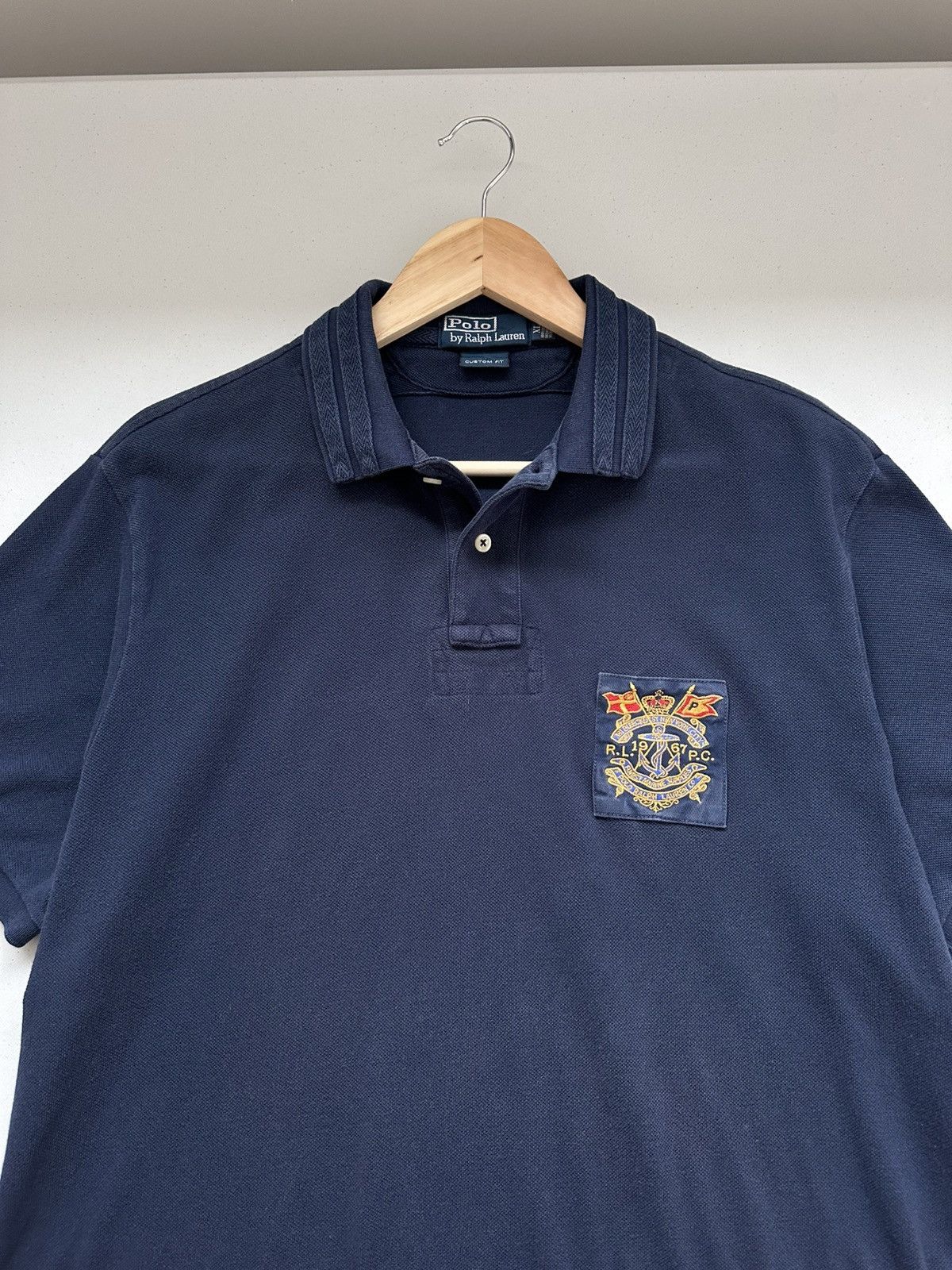 Polo Ralph Lauren × Rugby Ralph Lauren × Vintage Vintage Polo Ralph Lauren Y2k Bleecker Polo Shirt Streetwear Size US XL / EU 56 / 4 - 5 Thumbnail