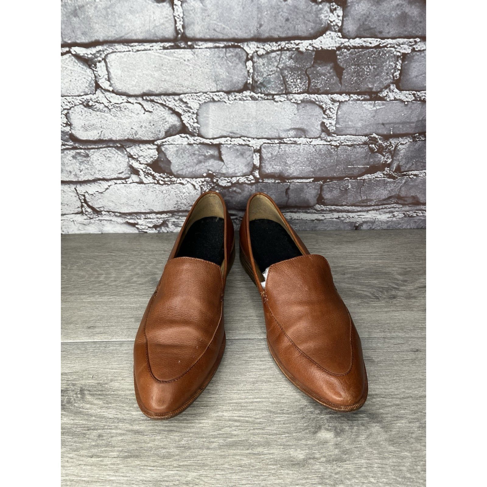 Madewell Madewell Frances Leather Loafers Burnished Mahogany Slip-On Size US 8.5 / IT 38.5 - 5 Thumbnail