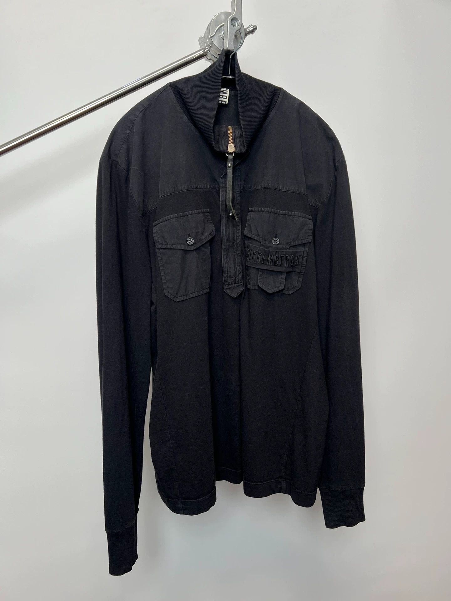Dirk Bikkembergs Dirk Bikkembergs Half-Zip Spliced Logo Longsleeve Size US L / EU 52-54 / 3 - 2 Thumbnail