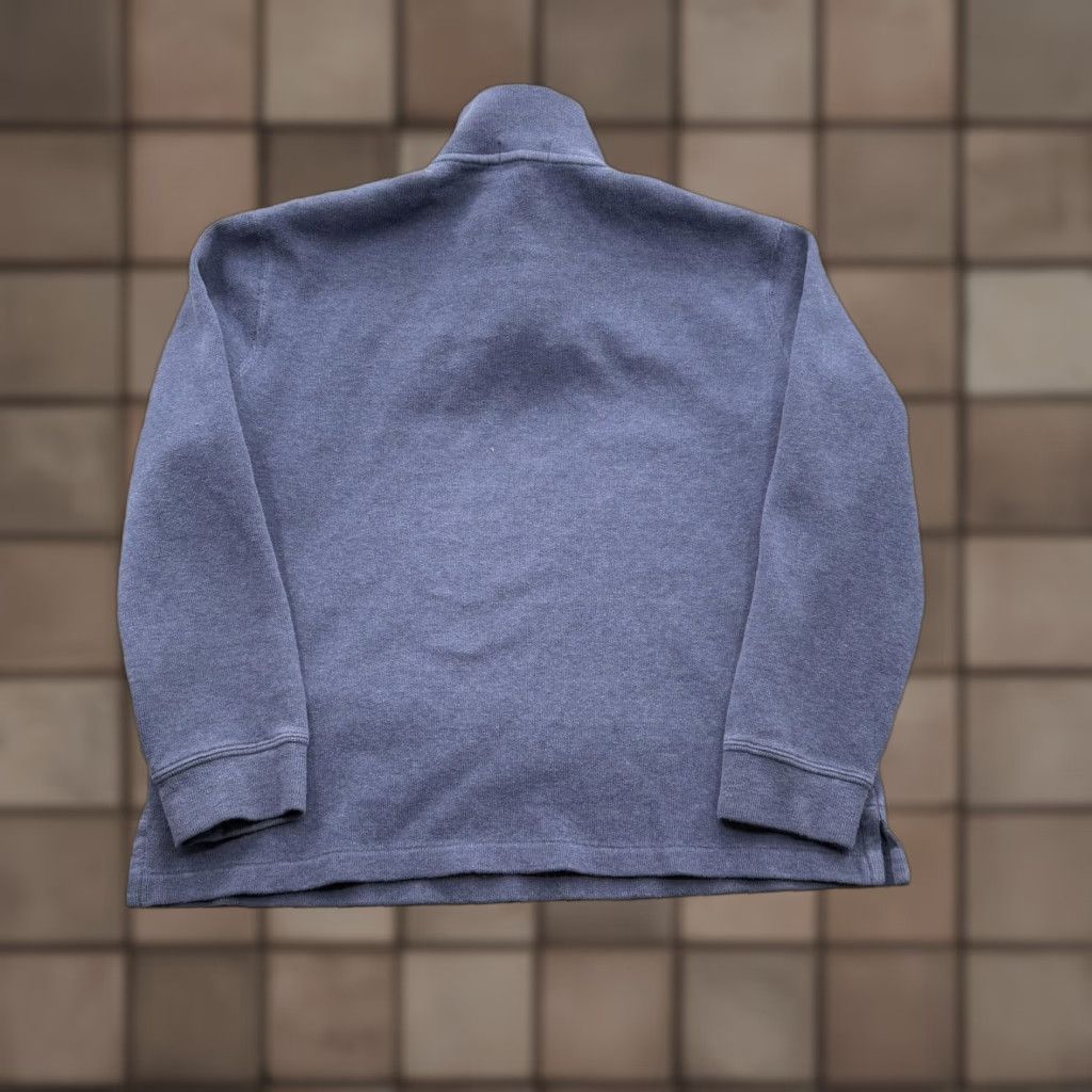 Polo Ralph Lauren Polo Ralph Lauren Sweater Mens Large Blue Half Zip Pullover Mock Neck Pony Logo Knit Pullover Long Sleeve 100% Cotton Casual Size US L / EU 52-54 / 3 - 1 Thumbnail