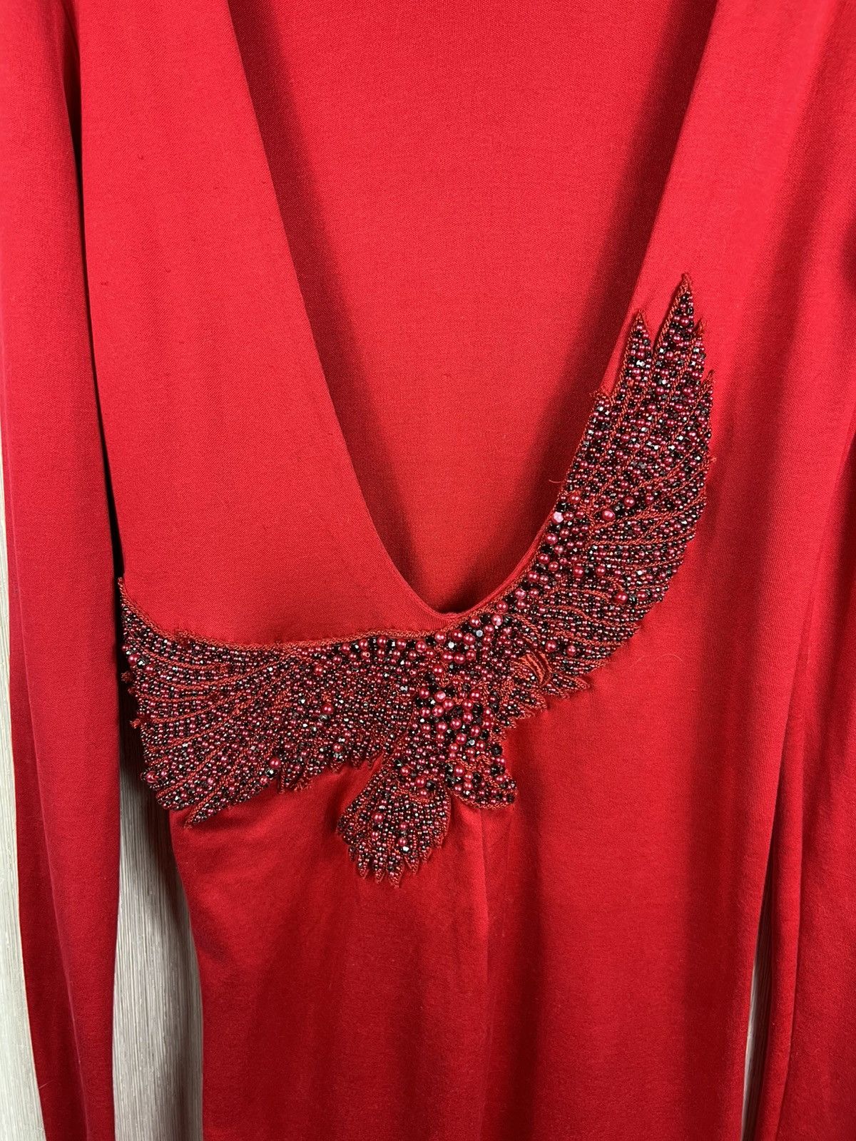 Balmain Archive Balmain FW 2012 eagle bird pearls open back dress Size M / US 6-8 / IT 42-44 - 19 Thumbnail