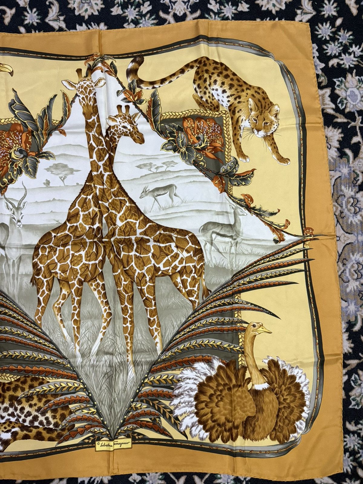 Salvatore Ferragamo Salvatore ferragamo animal print silk scarves Size ONE SIZE - 2 Thumbnail