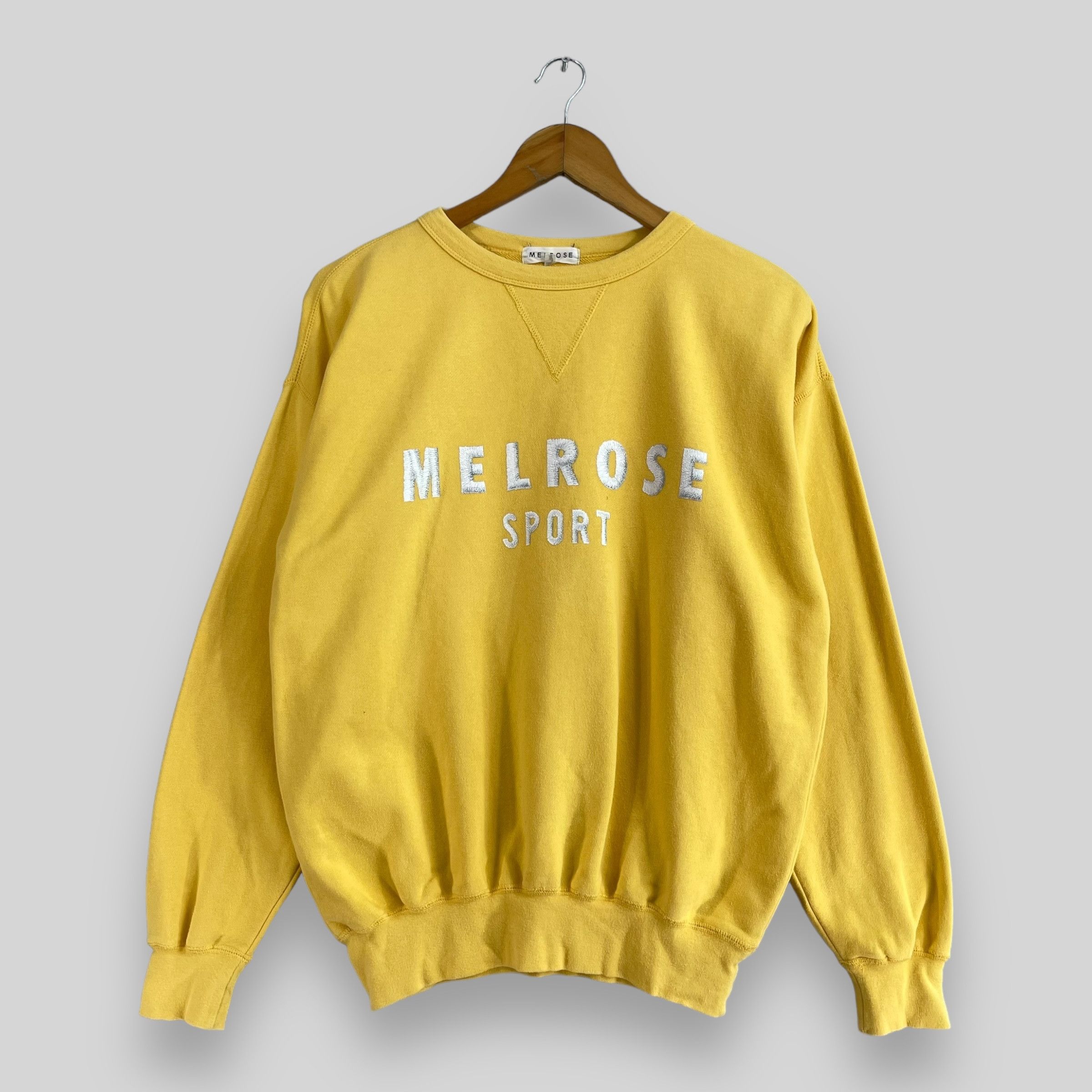 Japanese Brand × Melrose × Vintage Vintage MELROSE Sport Spellout Sweatshirt Crewneck Size US M / EU 48-50 / 2 - 1 Thumbnail