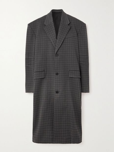 Balenciaga o1w1db10126 Tailored Knitted Coat in Grey Size US XL / EU 56 / 4 - 1 Thumbnail