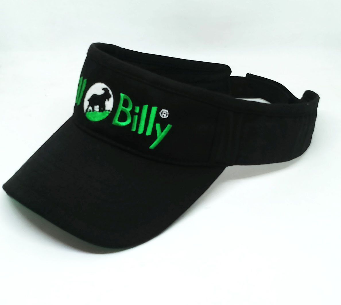 Other Hillbilly Visor Cap Black Adjustable Streetwear Y2K Size ONE SIZE - 3 Thumbnail