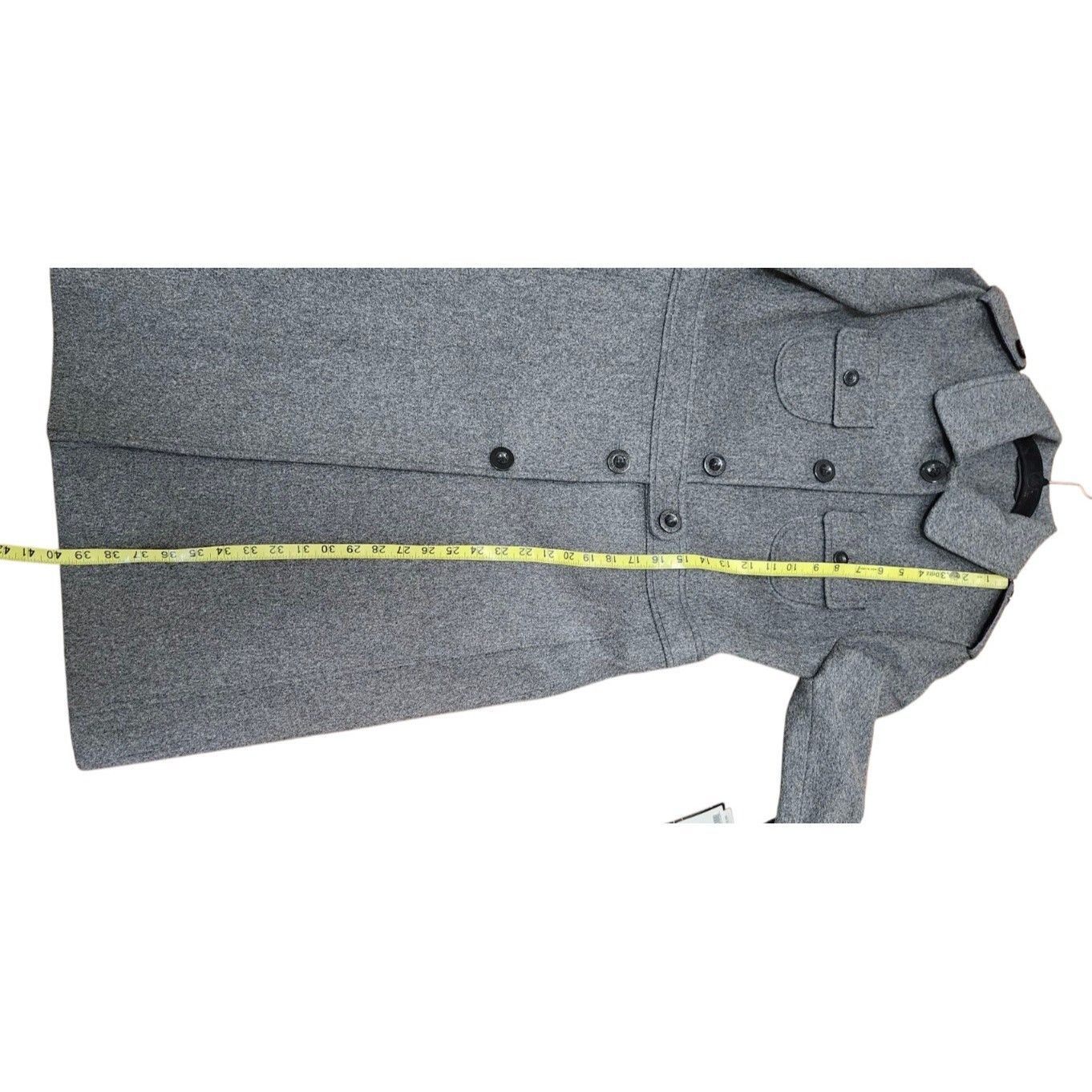 Kenneth Cole Women's Coat Kenneth Cole Wool Gray Coat Size M / US 6-8 / IT 42-44 - 10 Thumbnail