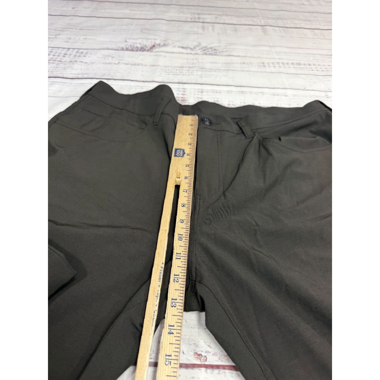 Callaway Callaway Men's Brown Pants Golf Chino Flat Front Polyester Cotton Sz 38×34 Size US 38 / EU 54 - 3 Thumbnail