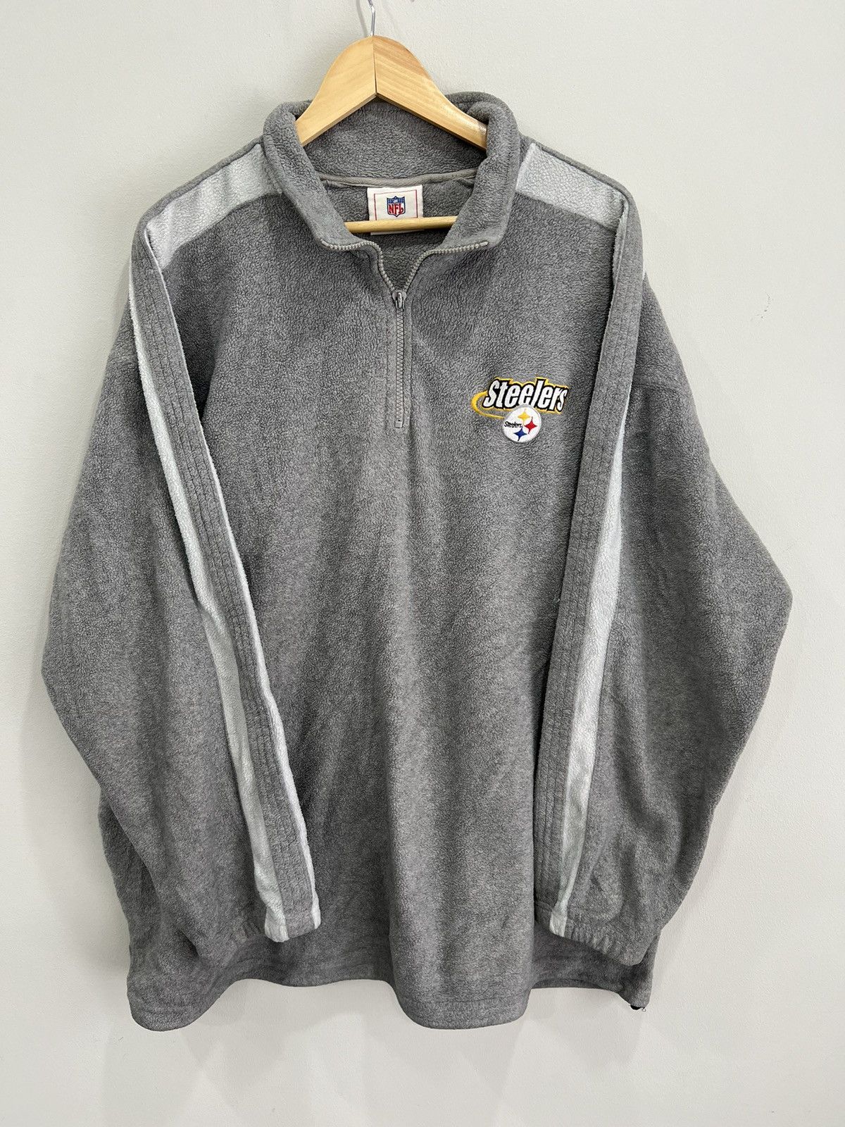 Vintage Vintage Pittsburgh Steelers Fleece sweater zip nfl xxl Size US XXL / EU 58 / 5 - 1 Thumbnail