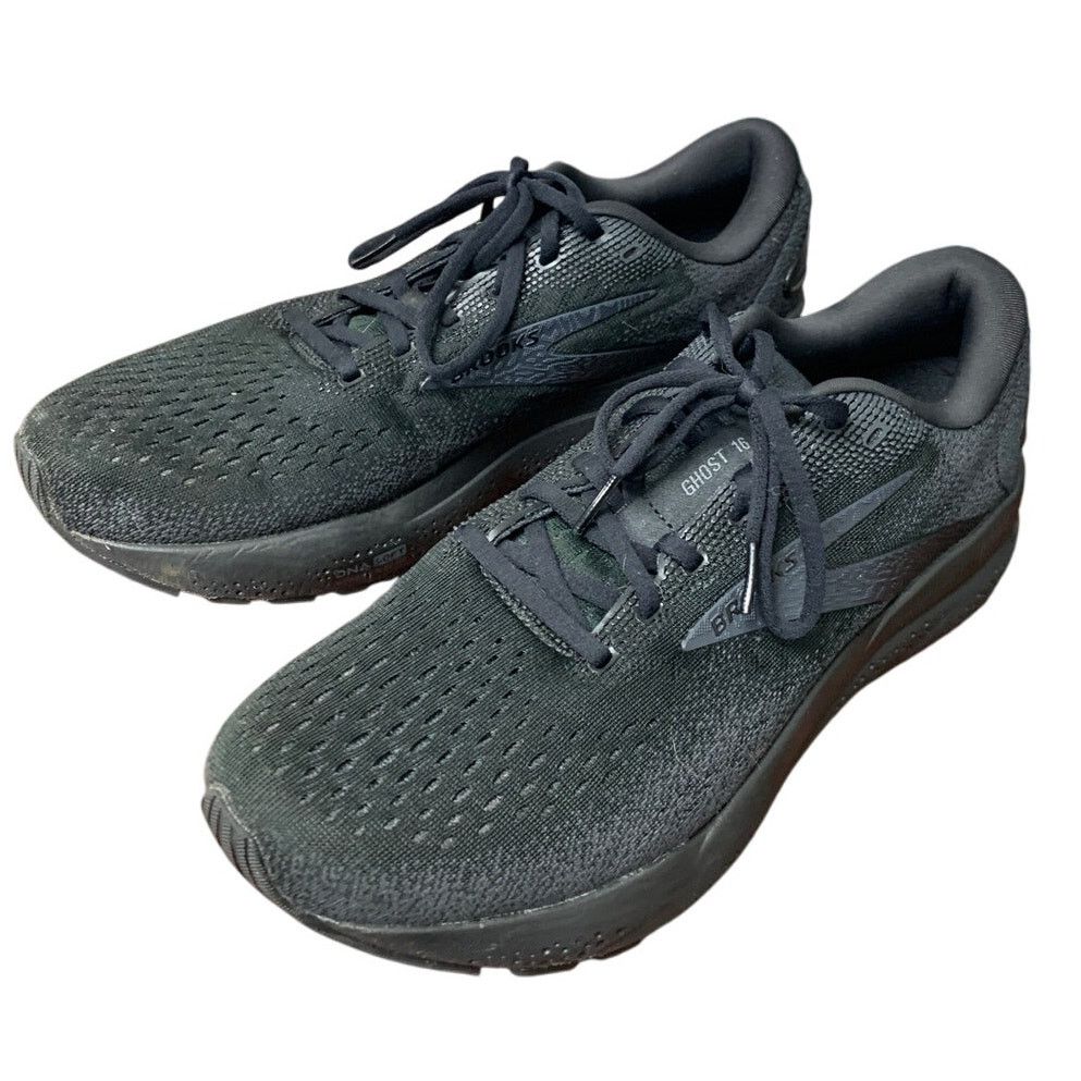 Brooks Brooks Mens Size 11.5 Ghost 16 Black Walking Running Shoes Size US 11.5 / EU 44-45 - 2 Thumbnail