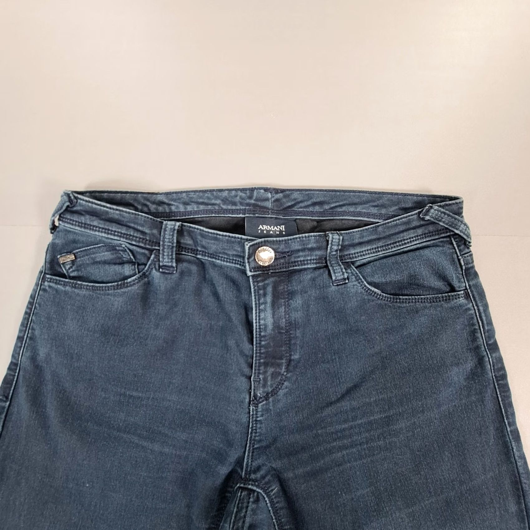 Vintage Emporio Jeans Womens J28 Skinny Fit Low Rise Stretch Denim Blue W28 L31 Jeans Mens? Wait Size 28" / US 6 / IT 42 - 2 Thumbnail