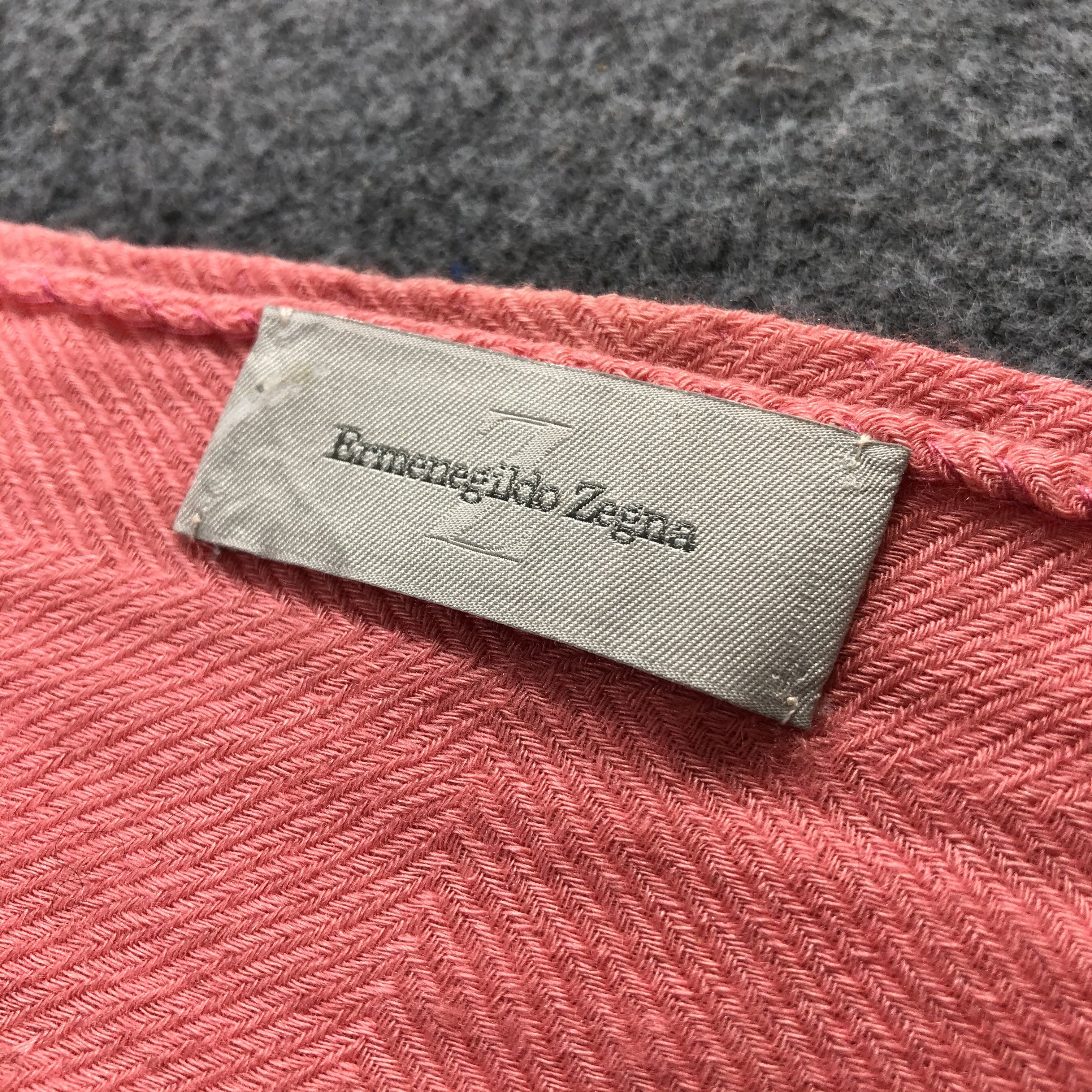 Ermenegildo Zegna Ermenegildo Zegna Wool Silk Scarf Muffler V748 Size ONE SIZE - 4 Thumbnail