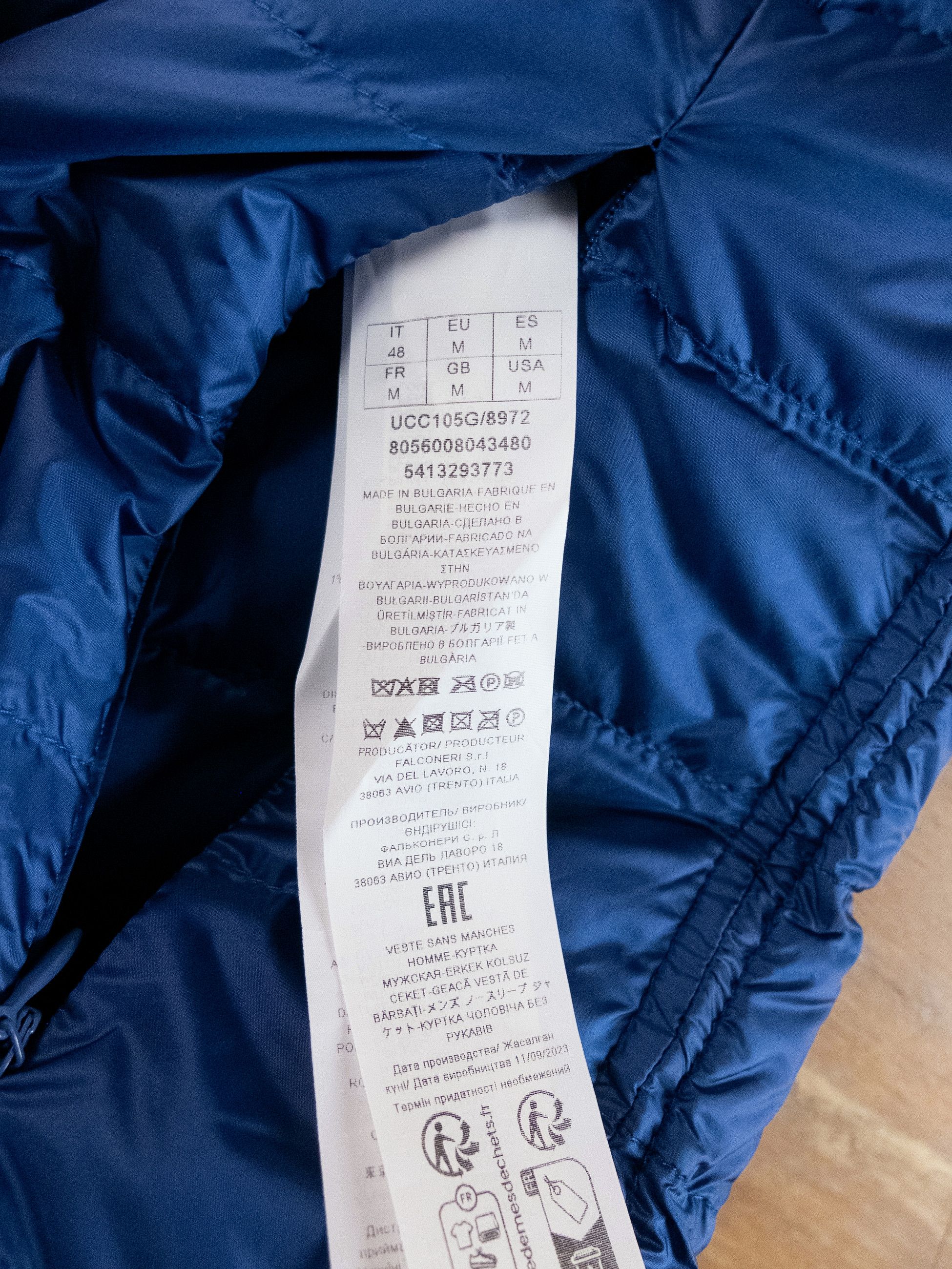Other FALCONERI blue reversible cashmere & nylon vest Medium Size US M / EU 48-50 / 2 - 6 Thumbnail