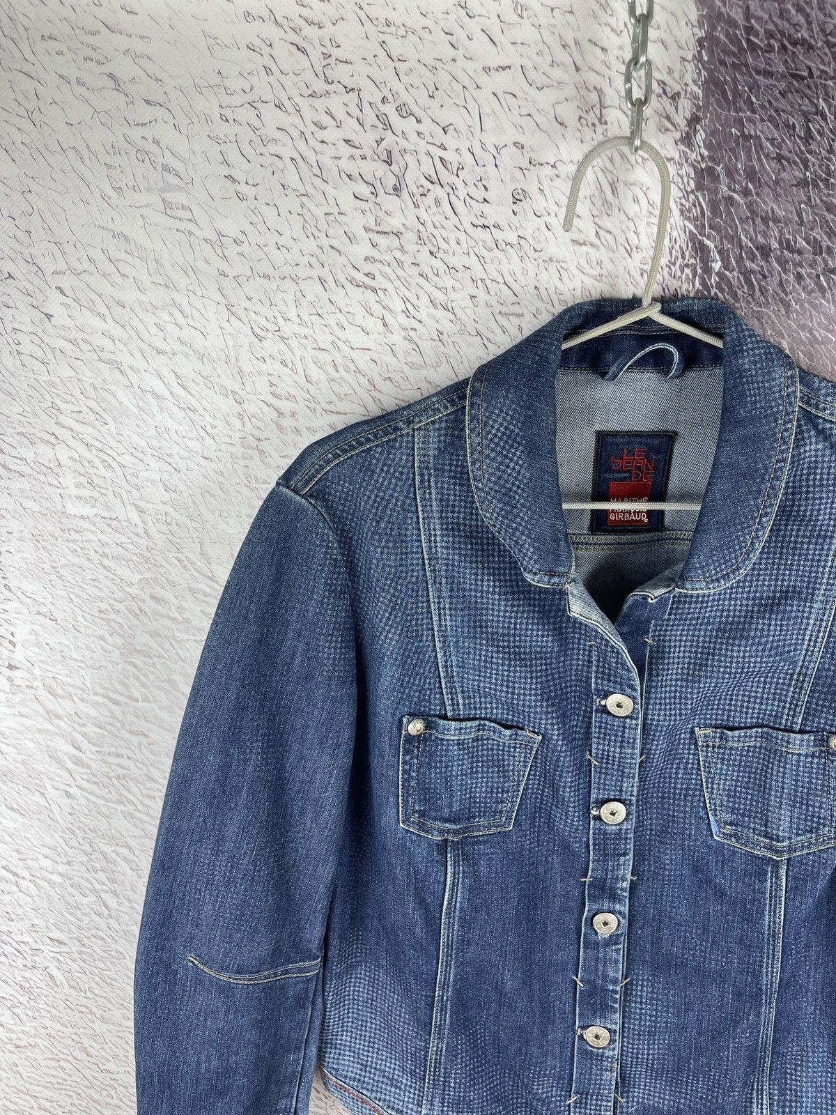 Marithe + Francois Girbaud Le Jean De Marithe Francois Girbaud denim jean blazer jacket Size S / US 4 / IT 40 - 3 Thumbnail
