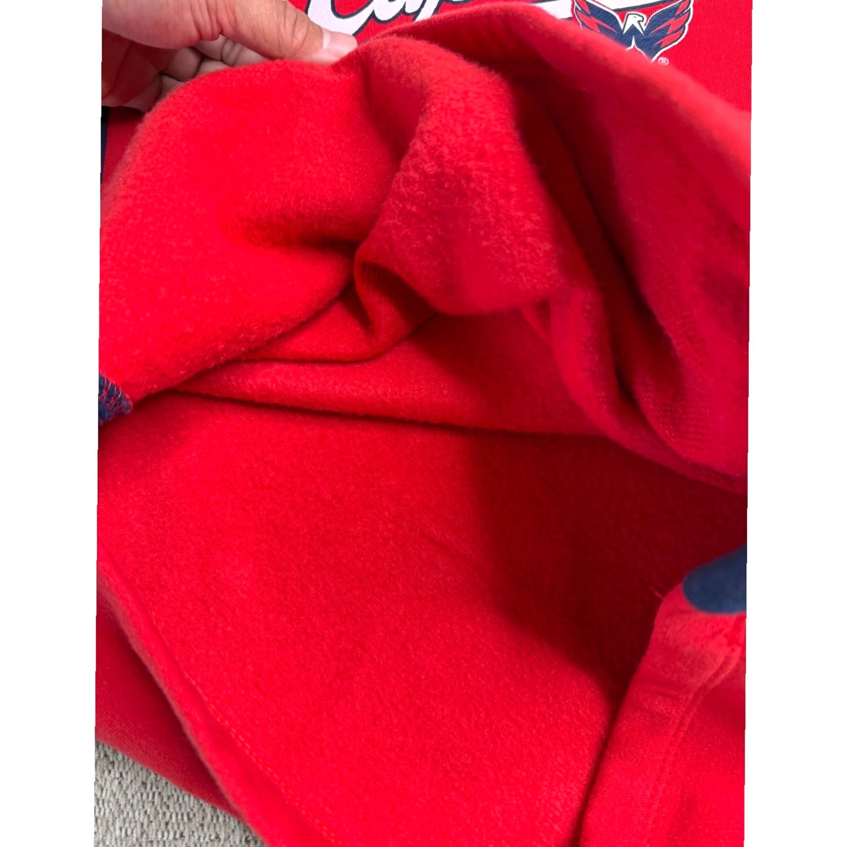 Vintage VINTAGE Washington Capitals Fanatics Hoodie Womens Medium Red Blue Pullover Size M / US 6-8 / IT 42-44 - 5 Thumbnail