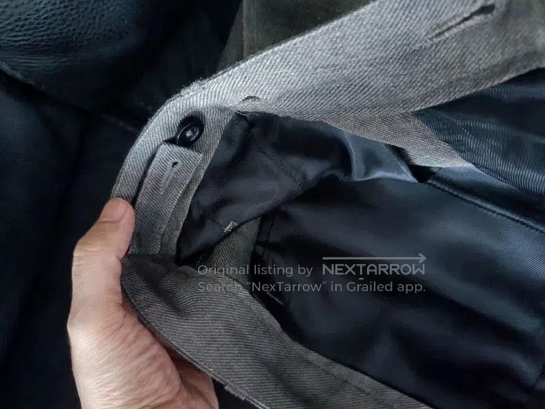 Ann Demeulemeester Ann Demeulemeester Cropped Wool-Cotton Jeans. Size US 38 / EU 54 - 3 Thumbnail