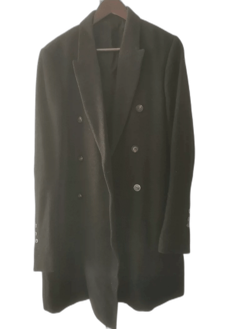 Rick Owens rick owens wool linen oversized coat Size US L / EU 52-54 / 3 - 1 Thumbnail