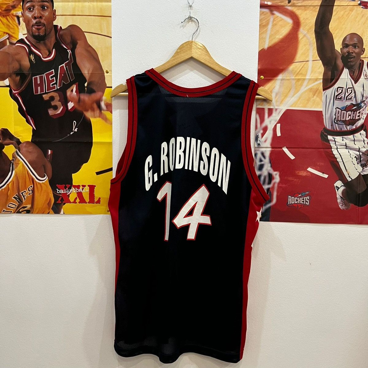 Champion × NBA × Vintage Vintage USA Dream Team Road 96 Robinson #14 Champion Jersey Size US L / EU 52-54 / 3 - 2 Thumbnail