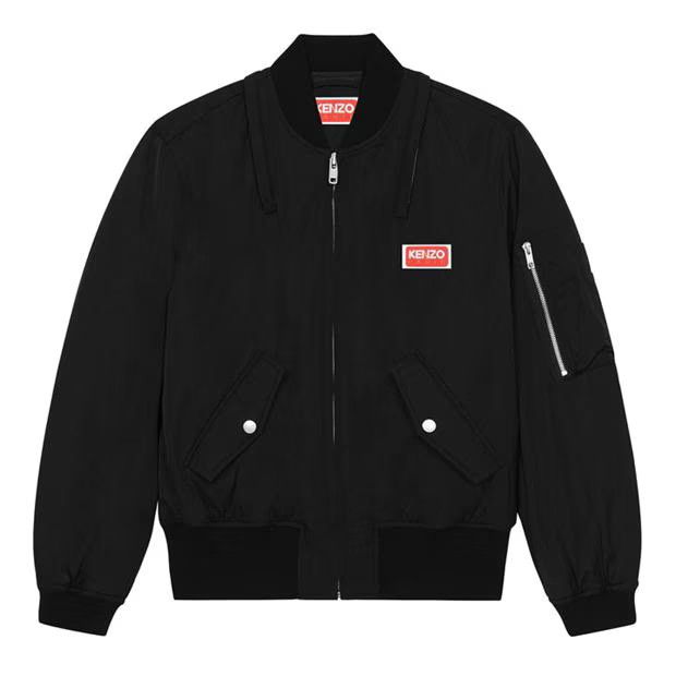 Kenzo o1g2r1mq1024 Hooded Short Jackets in Black Size M / US 6-8 / IT 42-44 - 1 Thumbnail