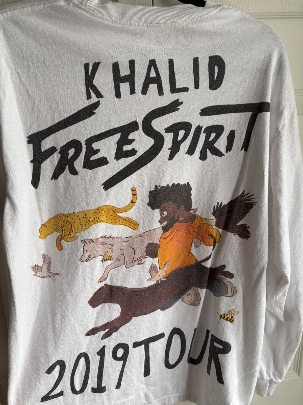 Band Tees × Rap Tees Khalid Tour Rap Band Streetwear Hype Long Sleeve T-shirt Size US L / EU 52-54 / 3 - 7 Thumbnail