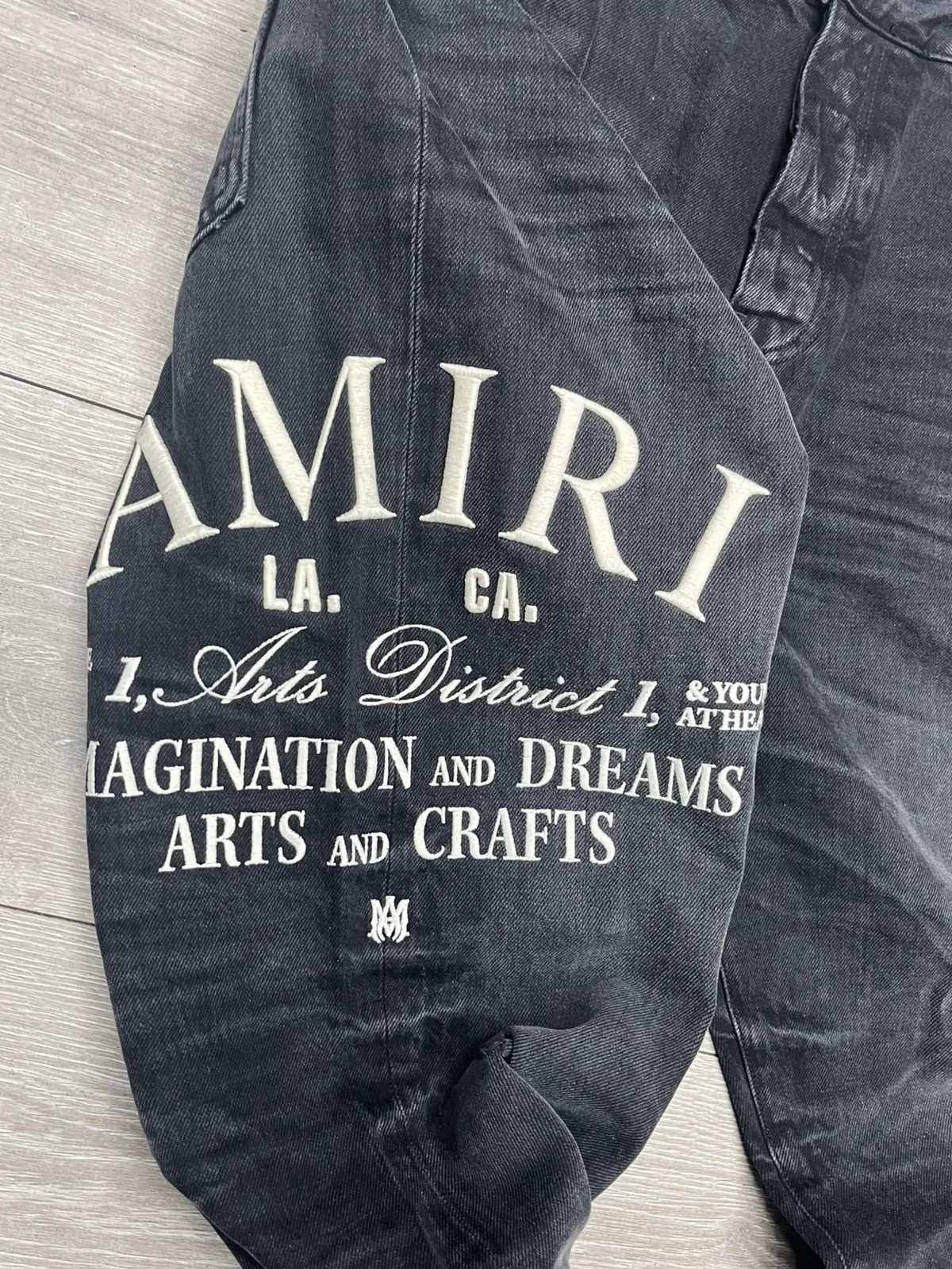 Amiri Amiri Arts District Logo Applique Jeans Size US 34 / EU 50 - 3 Thumbnail