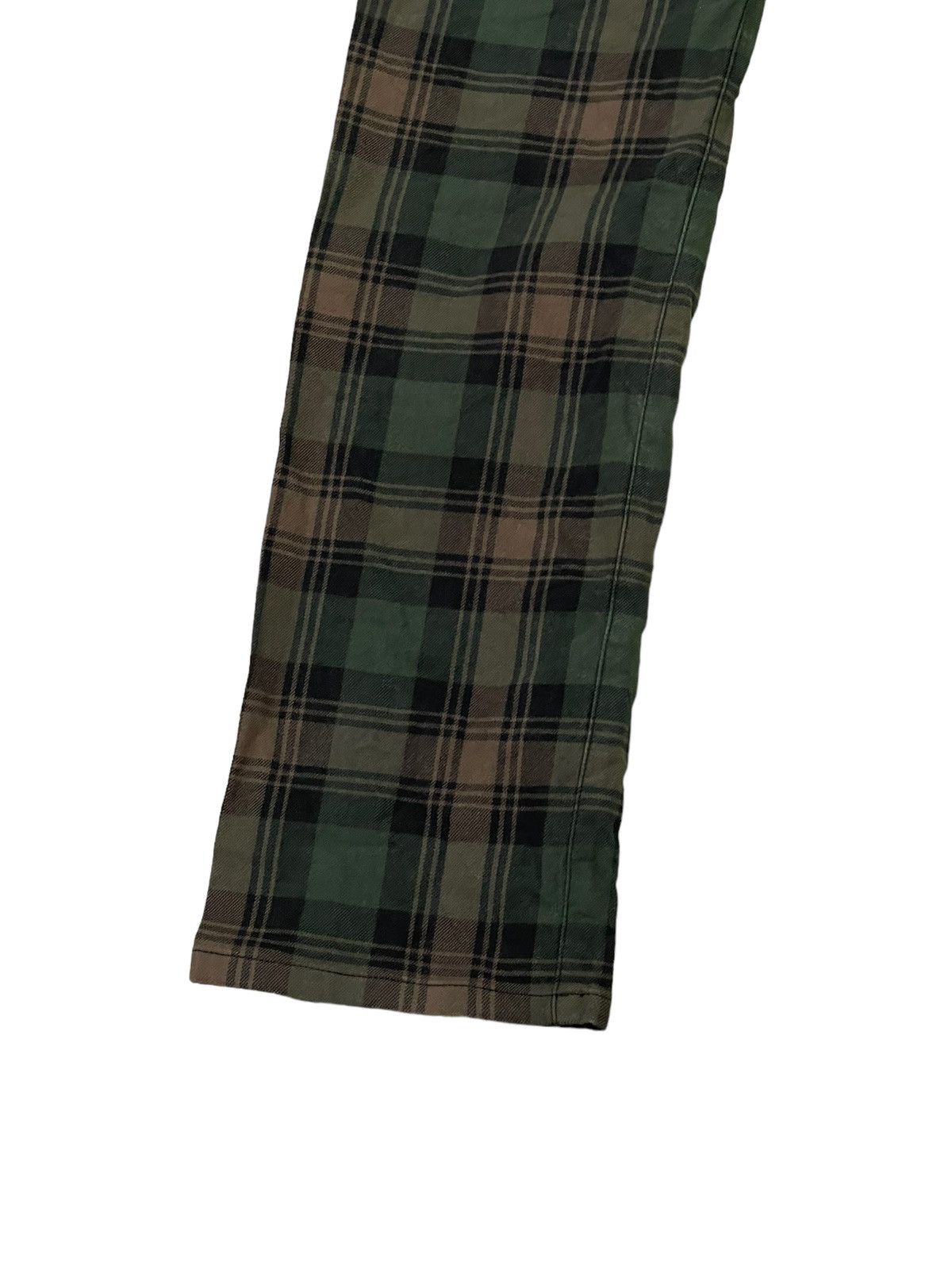 Japanese Brand Slim Check Pant Rageblue Stretch 7🟦0 Size US 33 - 2 Thumbnail