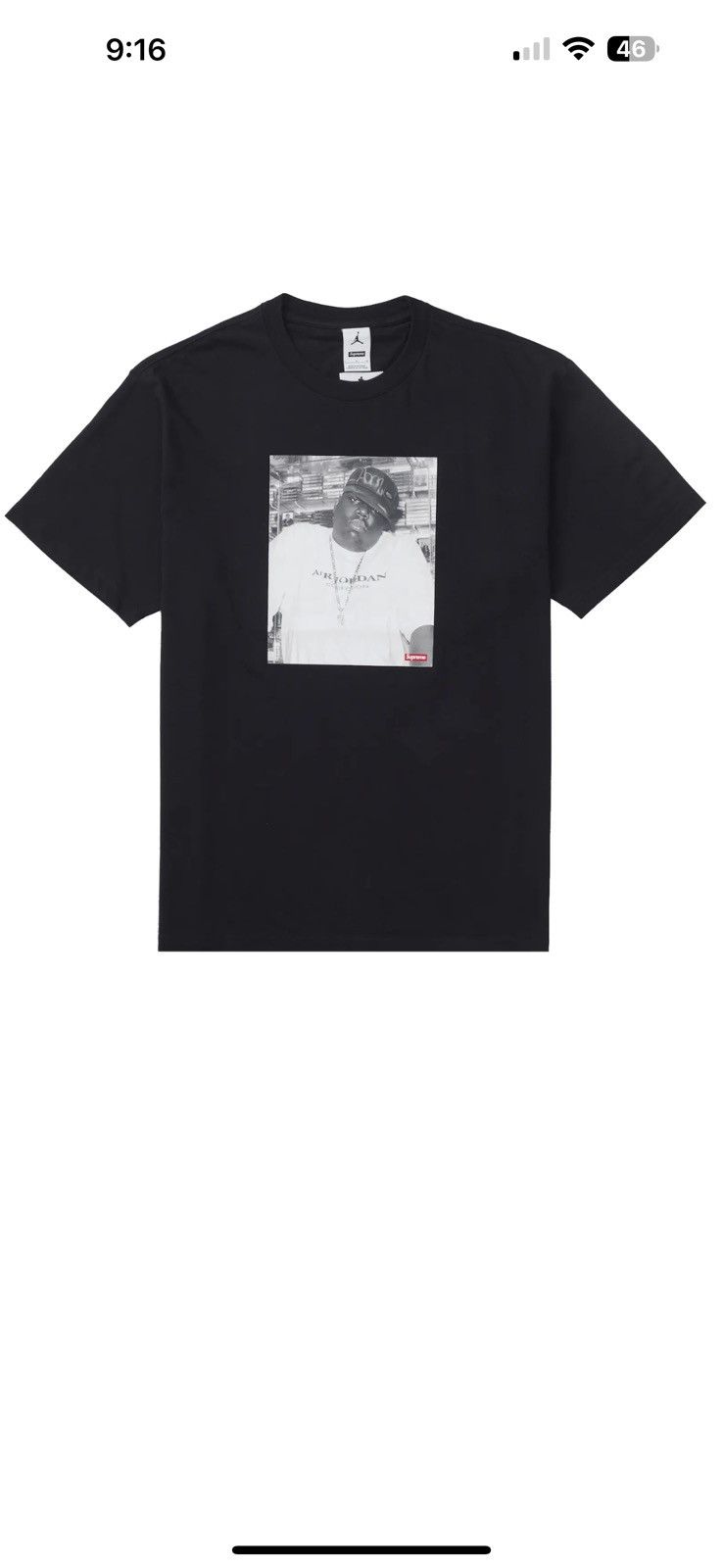 Jordan Brand × Supreme Supreme x Jordan brand biggie t- shirt size M Size US M / EU 48-50 / 2 - 5 Thumbnail
