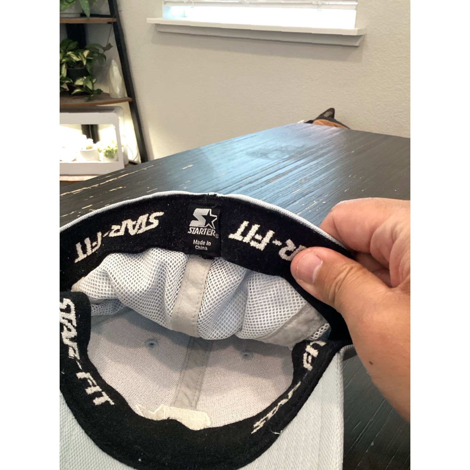 Starter STARTER Hat Cap White Logo One Size Adult Stretch Fitted Baseball Cap Unisex Men's Women's Summer Casual Size ONE SIZE - 6 Thumbnail