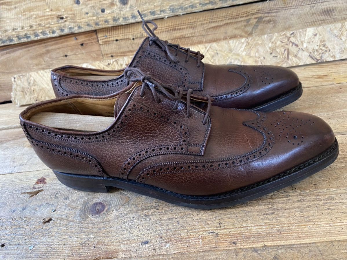 Crockett & Jones Crockett and jones rugby pebble grain brown leather oxford Size US 11.5 / EU 44-45 - 9 Thumbnail