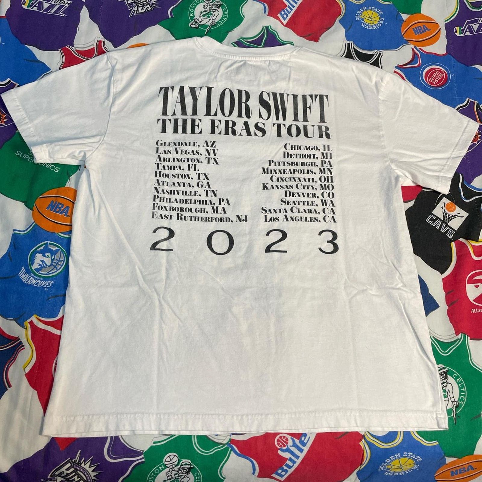 American Apparel × Band Tees 2023 Taylor Swift Eras Tour Official Merch Rare Tee Size XL / US 12-14 / IT 48-50 - 2 Thumbnail