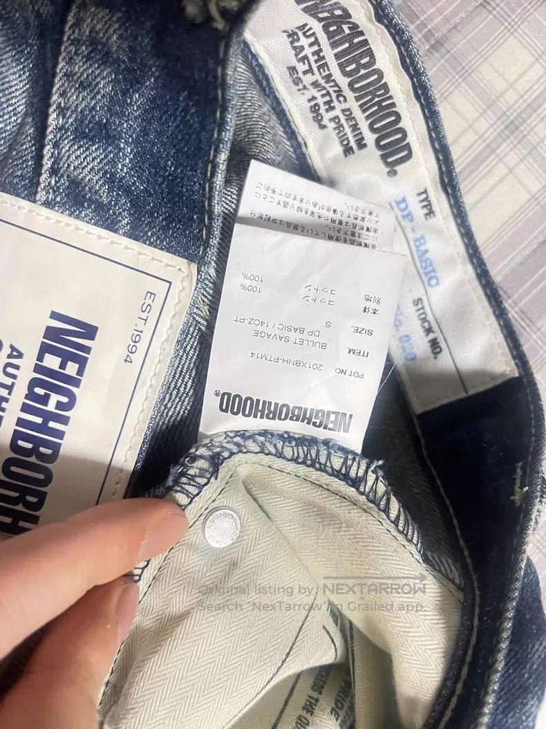 Neighborhood Neighborhood size S Bullet Hole King Bull Denim Pants Size US 27 - 5 Thumbnail