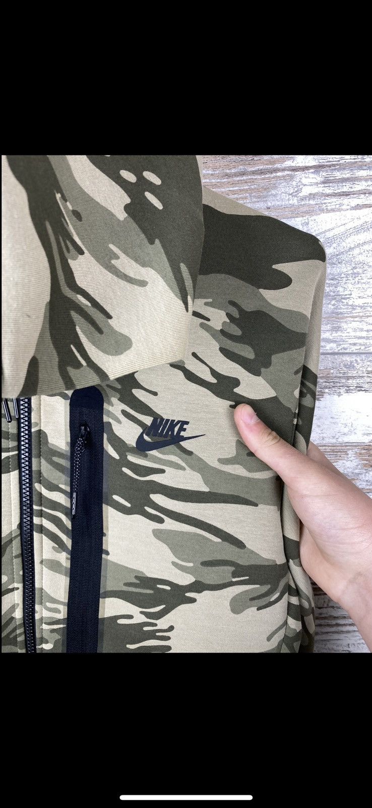 Nike Nike Camo Tech Fleece Zip Up Hoodie Size US S / EU 44-46 / 1 - 4 Thumbnail