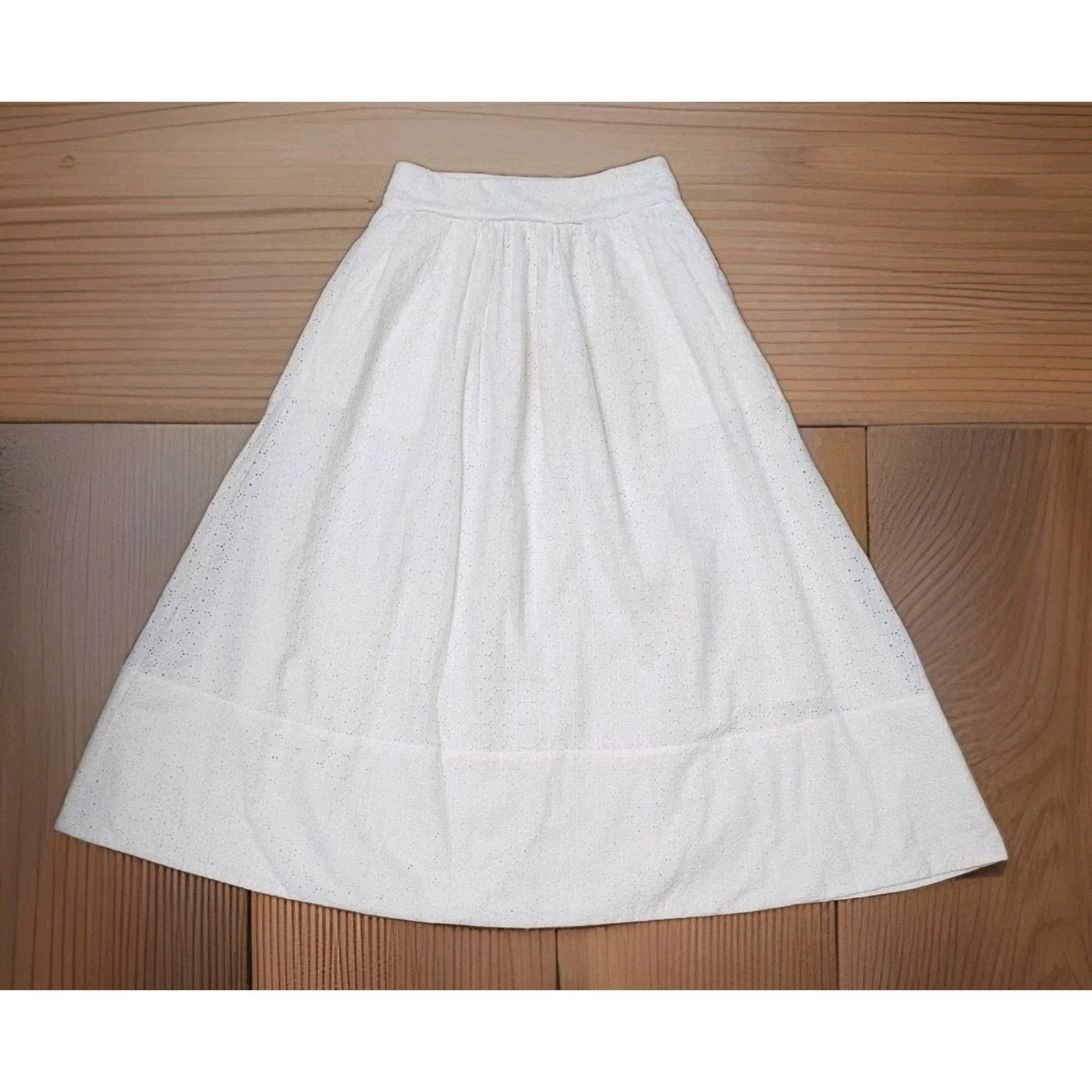 Paige Paige Women's Ojai Cotton Denim Midi Skirt Size 2 Waist 26 Size 26" / US 2 / IT 38 - 10 Thumbnail