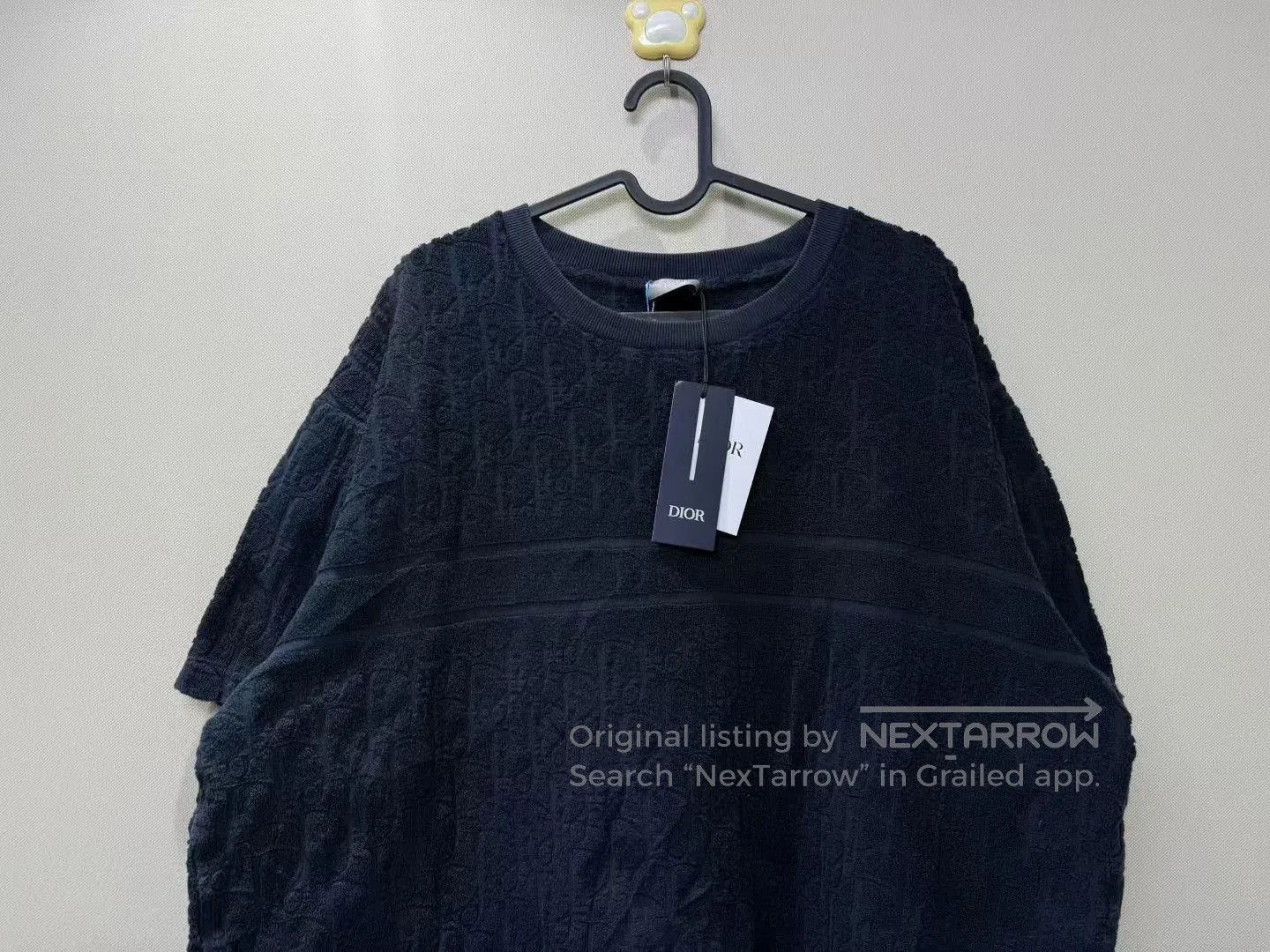 Dior DIOR Blue Logo Towel Short Sleeve. Size US XXL / EU 58 / 5 - 2 Thumbnail
