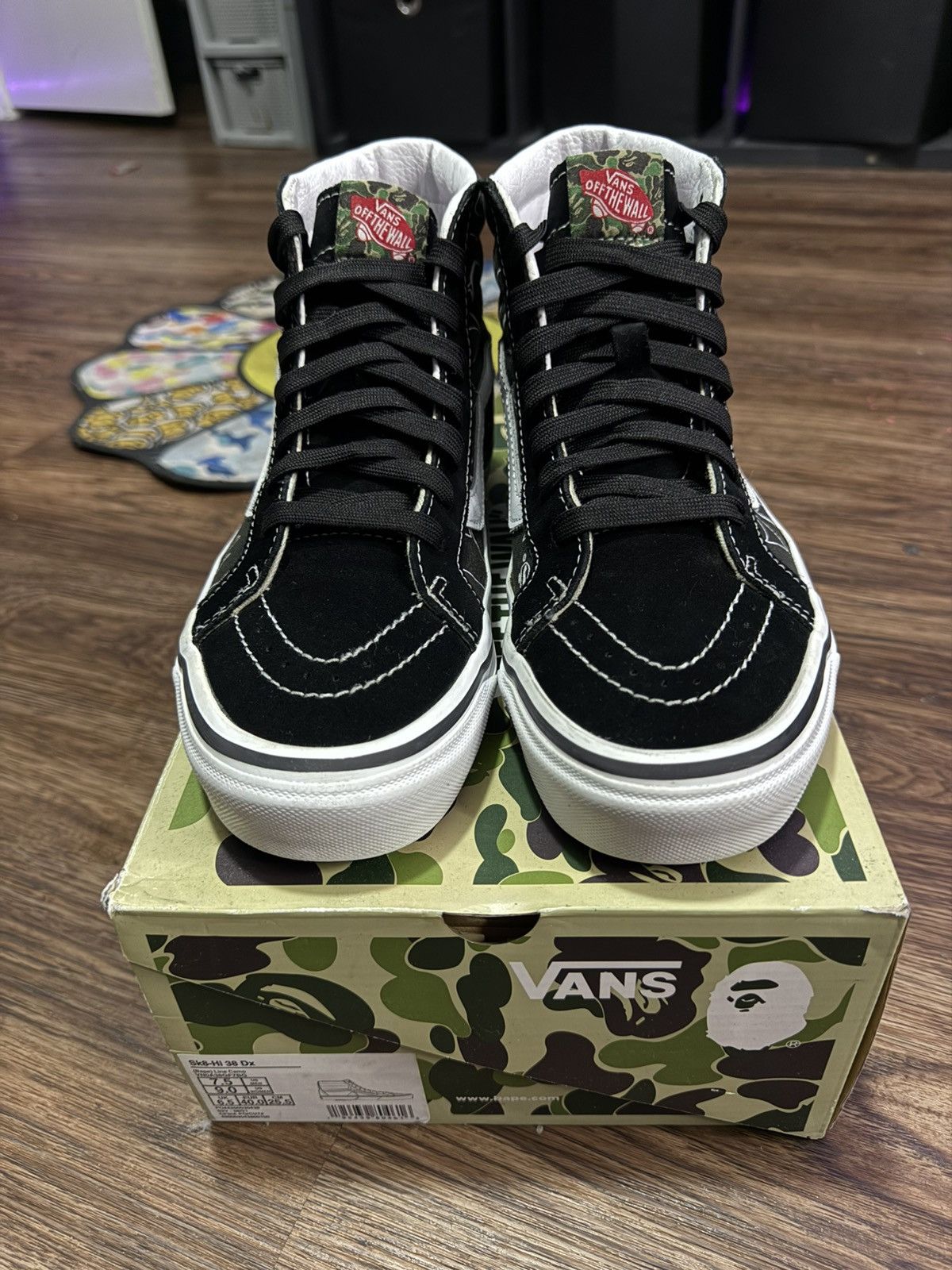 Bape × Vans Bape Sk8 High Size US 7.5 / EU 40-41 - 1 Thumbnail