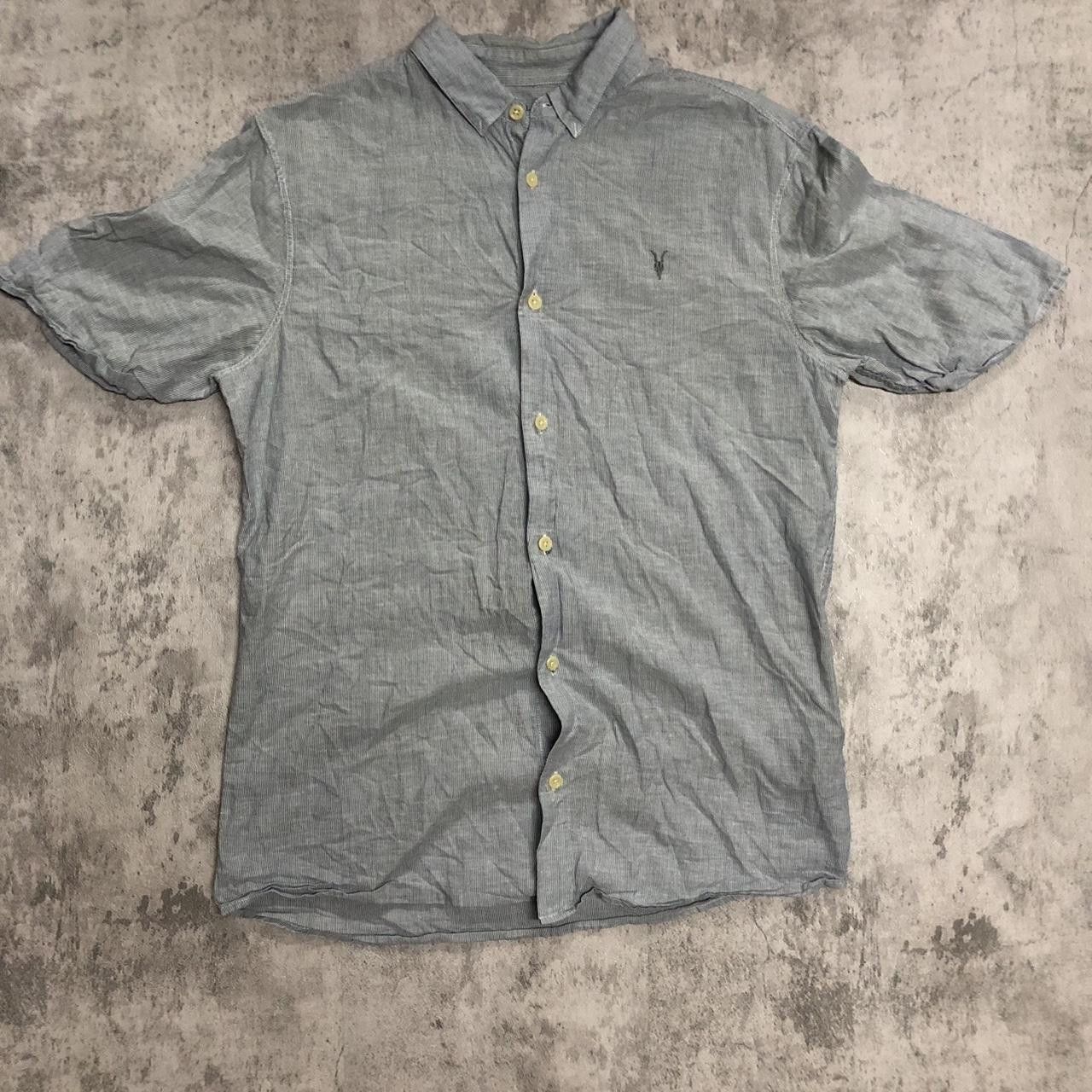 Allsaints Grey AllSaints button-up shirt #AllSaints #GreyShirt Size US S / EU 44-46 / 1 - 1 Thumbnail