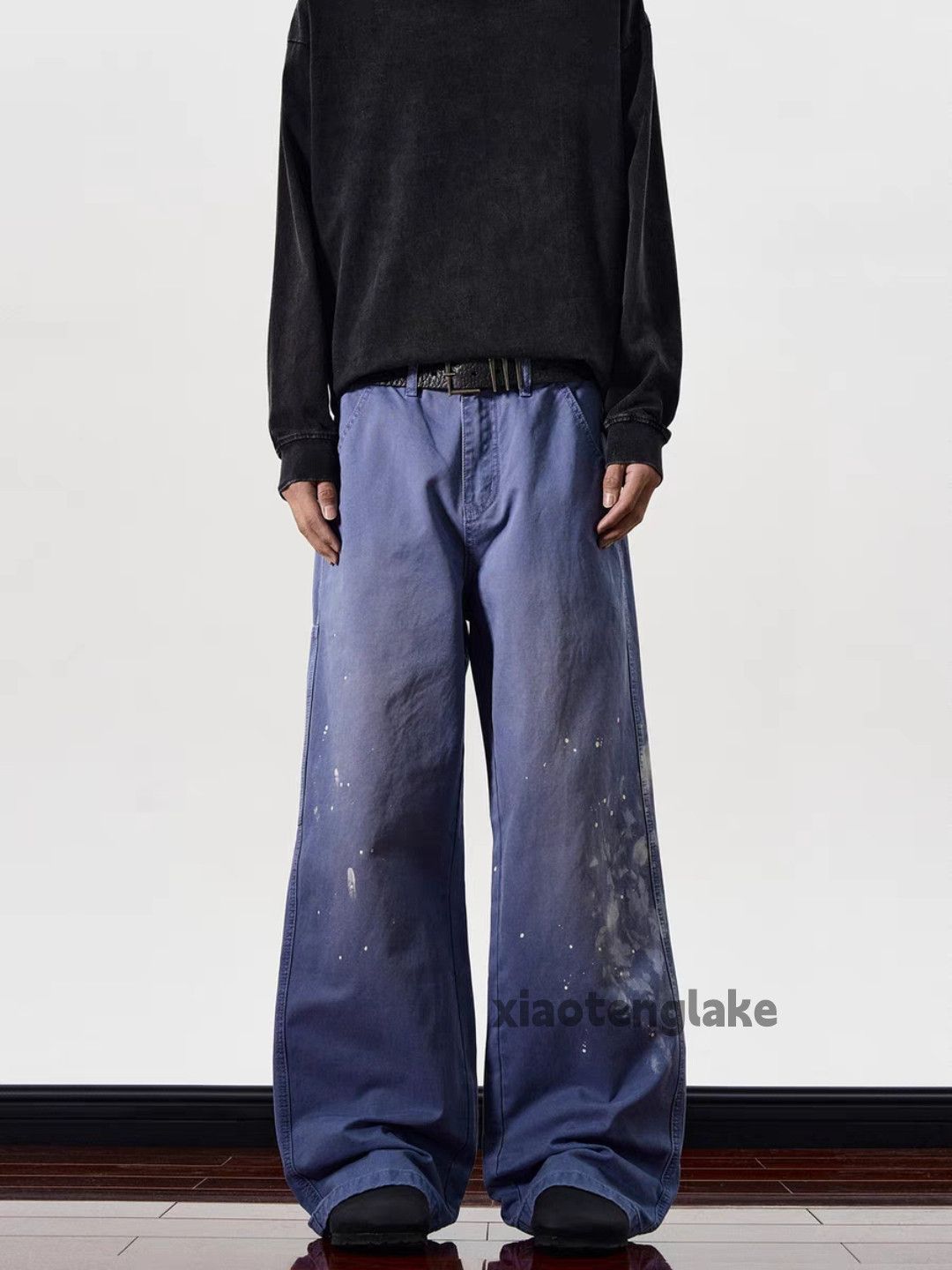 Vintage Unisex outdoor utility loose baggy hiphop stain pants Size US 32 / EU 48 - 2 Thumbnail