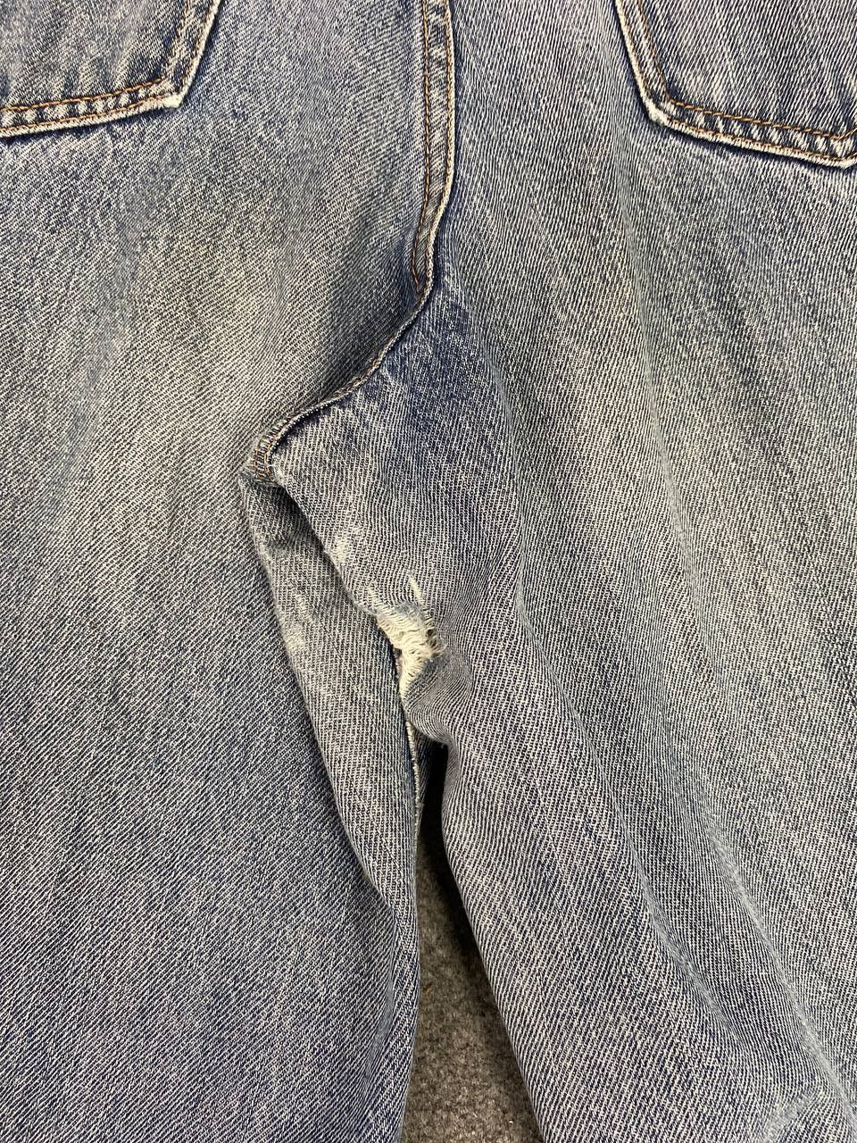 Global Work global work wide leg high waist distressed denim Size US 30 / EU 46 - 4 Thumbnail