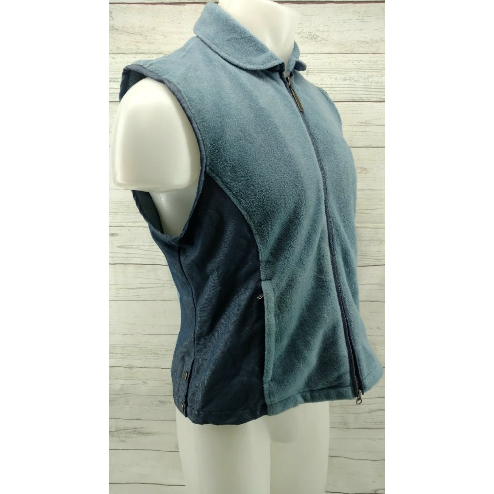 Vintage Blue Kyra. K Trainer Womens Equestrian Sportsman Full Zip Vest Size Large Size L / US 10 / IT 46 - 4 Thumbnail