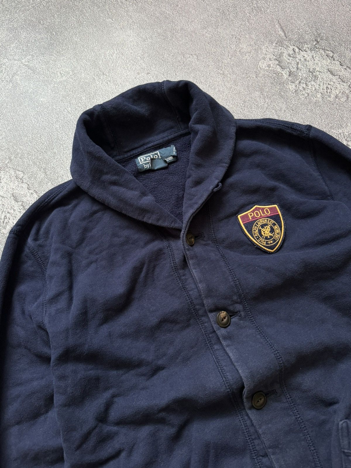 Polo Ralph Lauren × Vintage Polo Ralph Lauren S button up cardigan sweatshirt knitwear Size US S / EU 44-46 / 1 - 2 Thumbnail