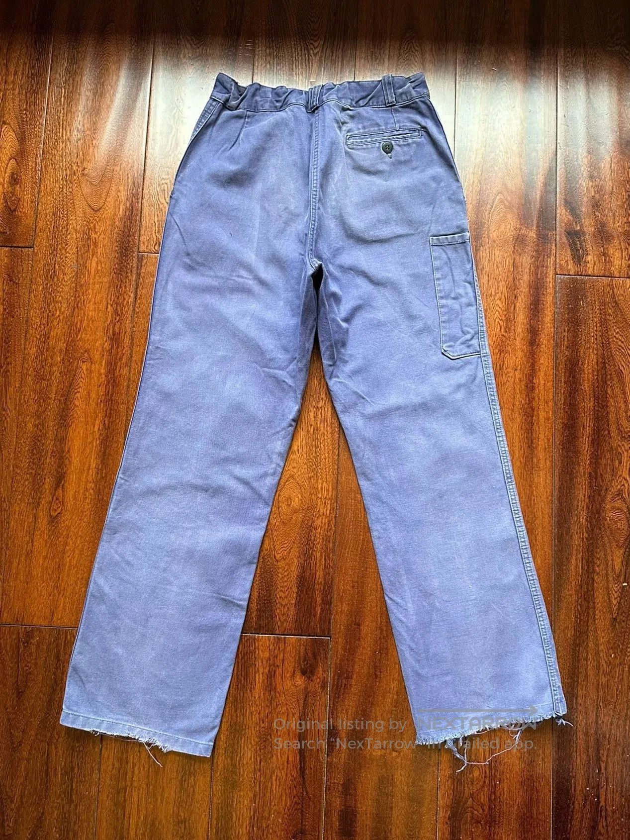 Vintage Vintage French Faded Work Pants. Size US 30 / EU 46 - 2 Thumbnail