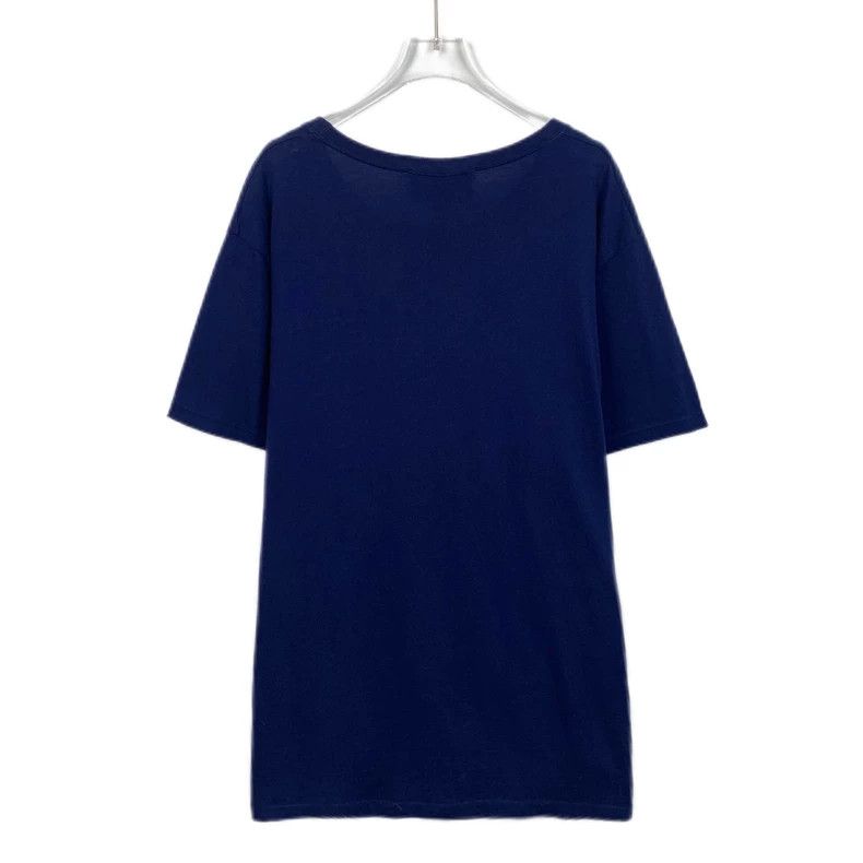 Gucci Gucci Dark blue logo letter bear print round-neck cotton sh Size US M / EU 48-50 / 2 - 2 Thumbnail