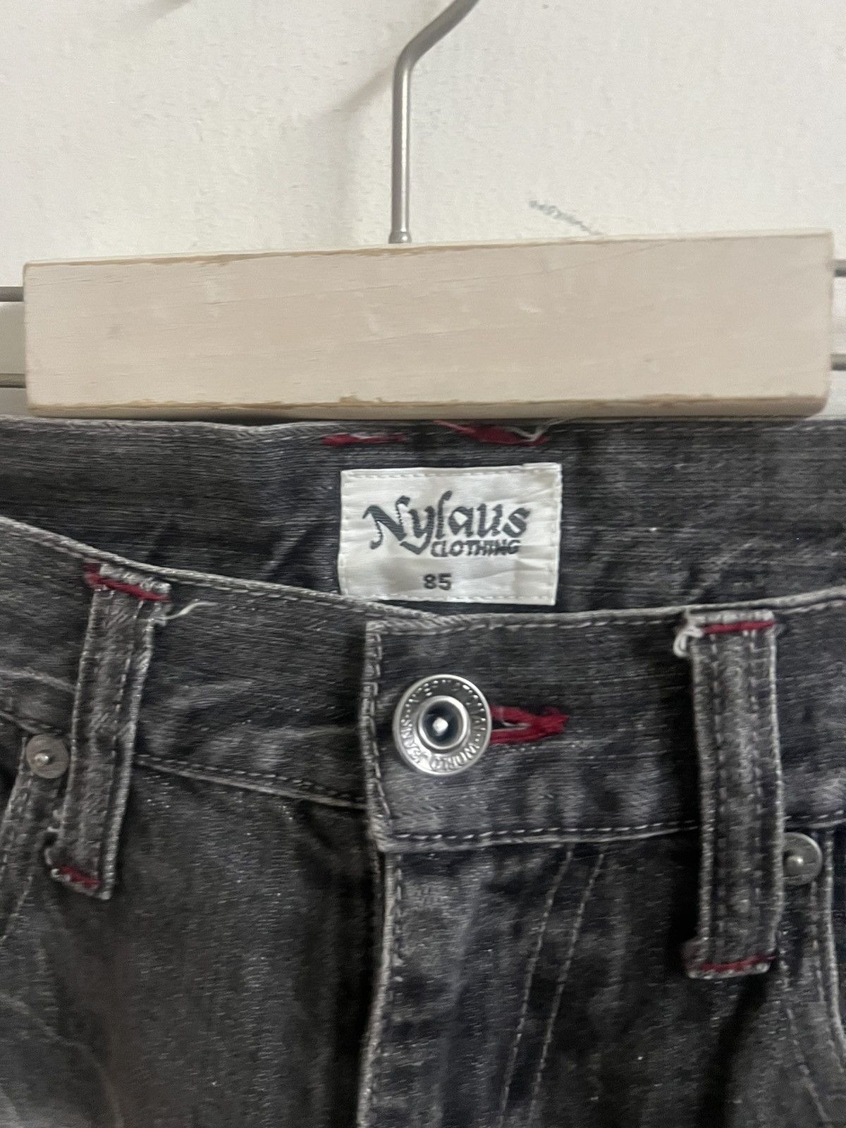 Japanese Brand FLARED🔥NYLAUS TWIST DISTRESSED DENIM PANT Size US 32 / EU 48 - 7 Thumbnail