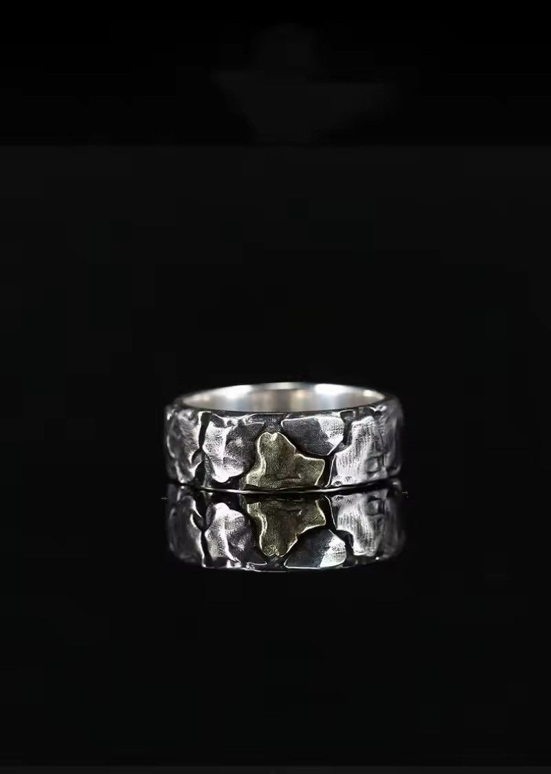 Vintage Vintage Style Adjustable Silver 925 Crack Flaw Ring Size ONE SIZE - 4 Thumbnail
