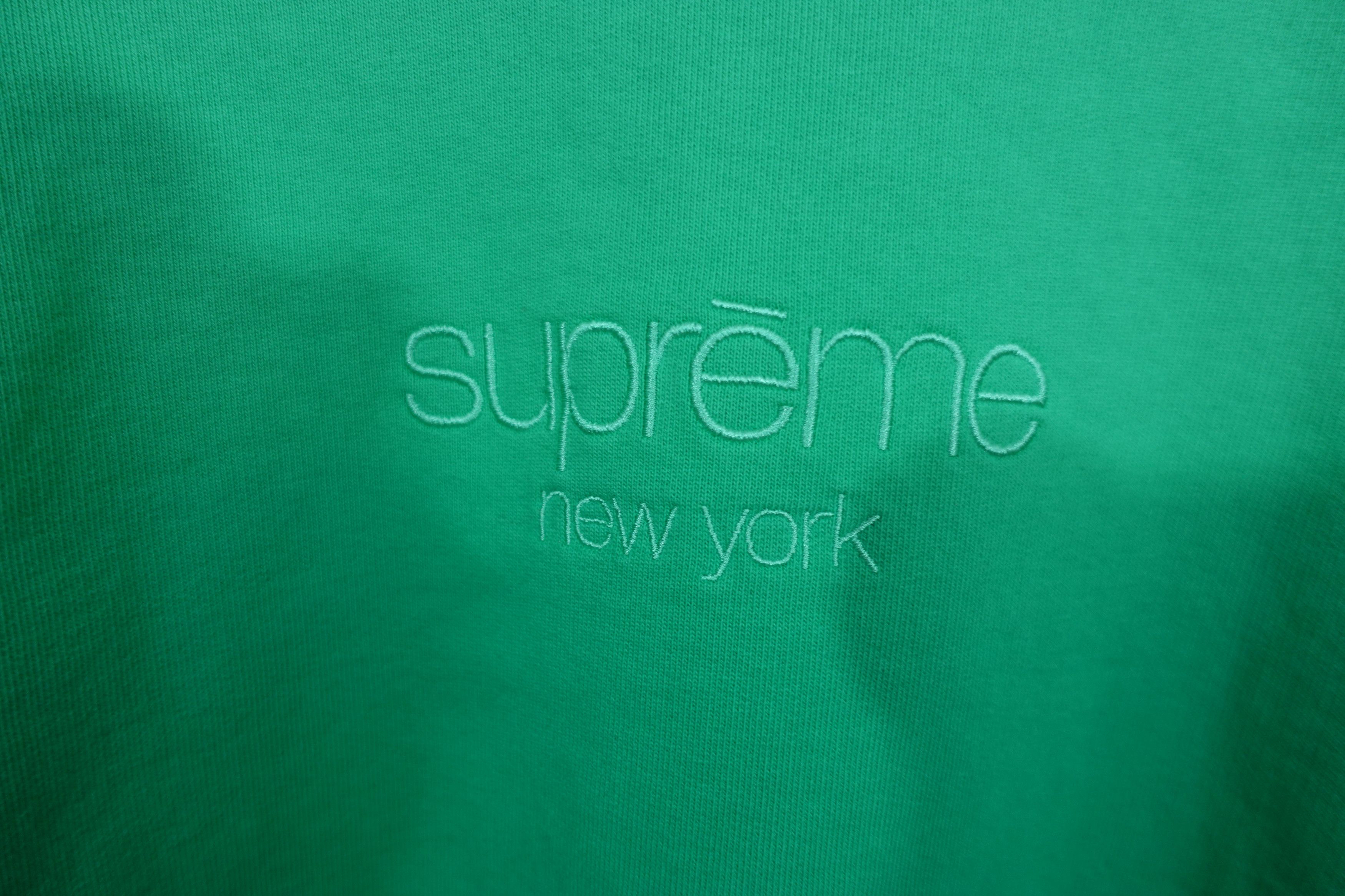 Supreme Supreme Dipped Crewneck Green Two tone Size US M / EU 48-50 / 2 - 2 Thumbnail