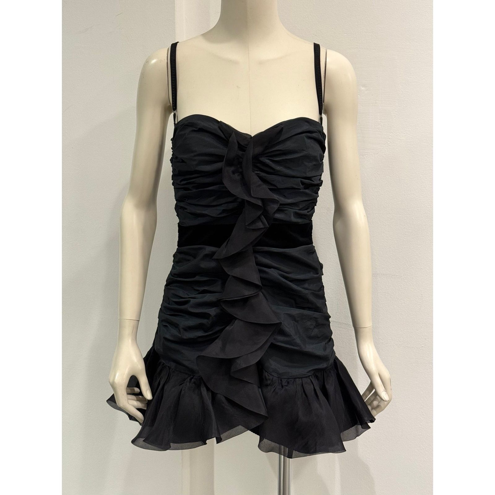 Dolce & Gabbana 2000s Dolce & Gabbana ruched draped mini dress Size M / US 6-8 / IT 42-44 - 2 Thumbnail