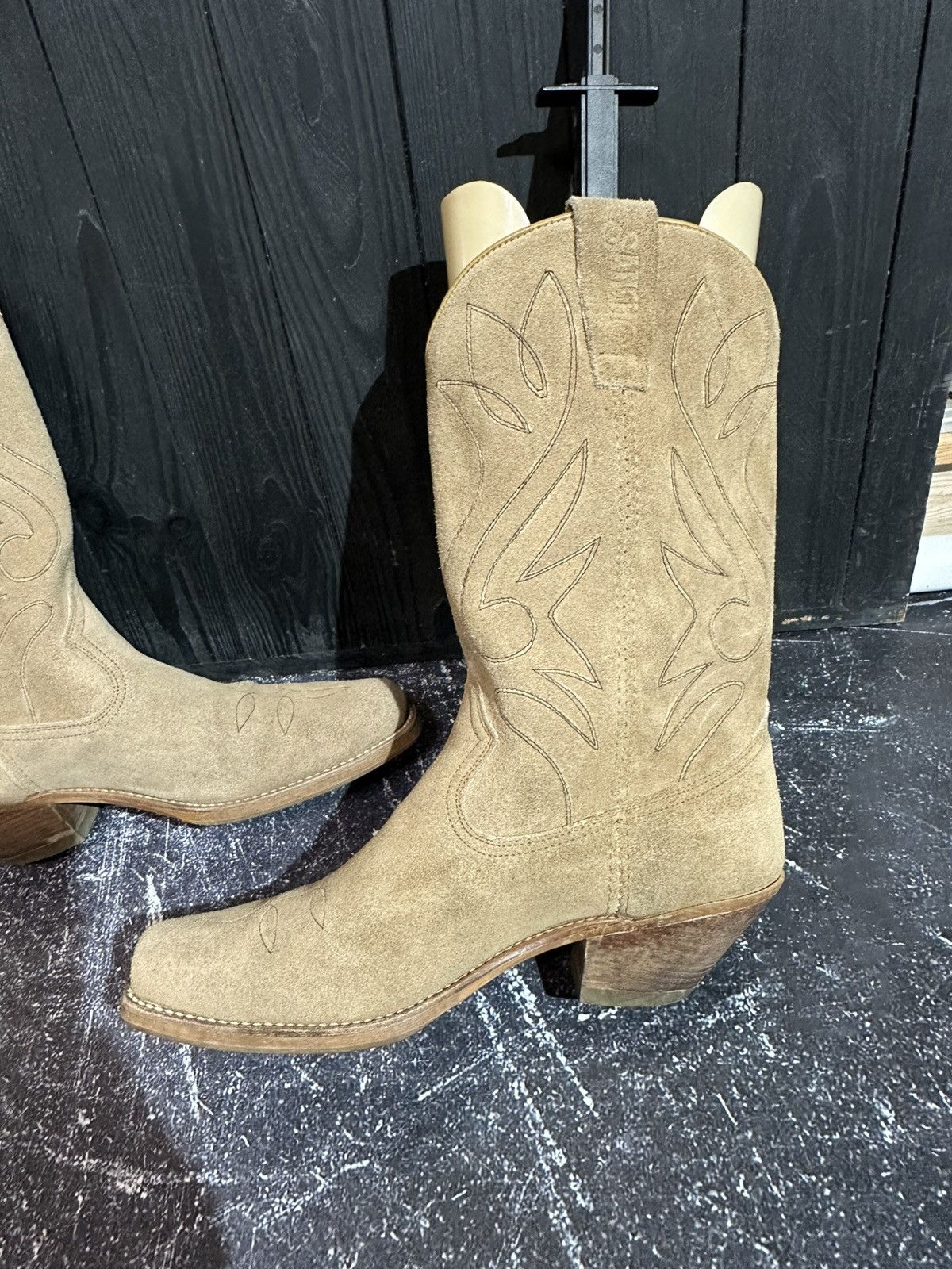 Sancho Boots Sancho Suede Western Cowboy Boots size 45 Size US 11 / EU 44 - 11 Thumbnail