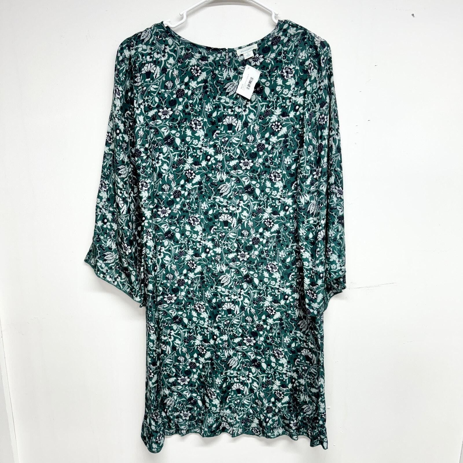 Other Sundance Otillie Green Floral Long Sleeve Dress Women Size S Size S / US 4 / IT 40 - 1 Thumbnail